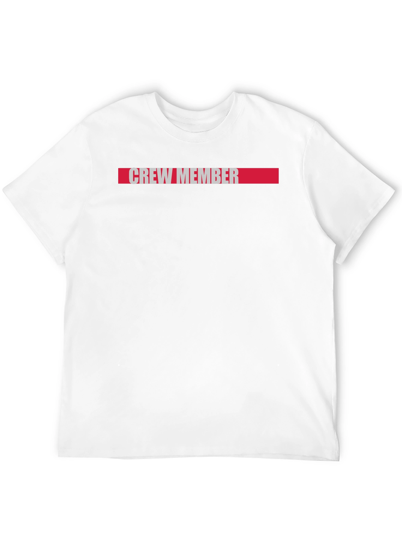 Black Crew Member Graphic Tee - Black Cotton Casual T-Shirt view 12