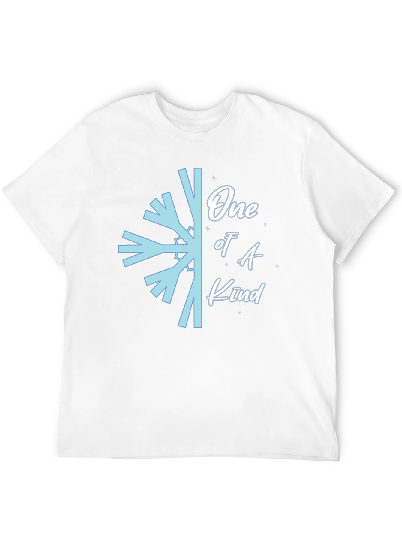 Black One of A Kind Snowflake Graphic Tee view 12