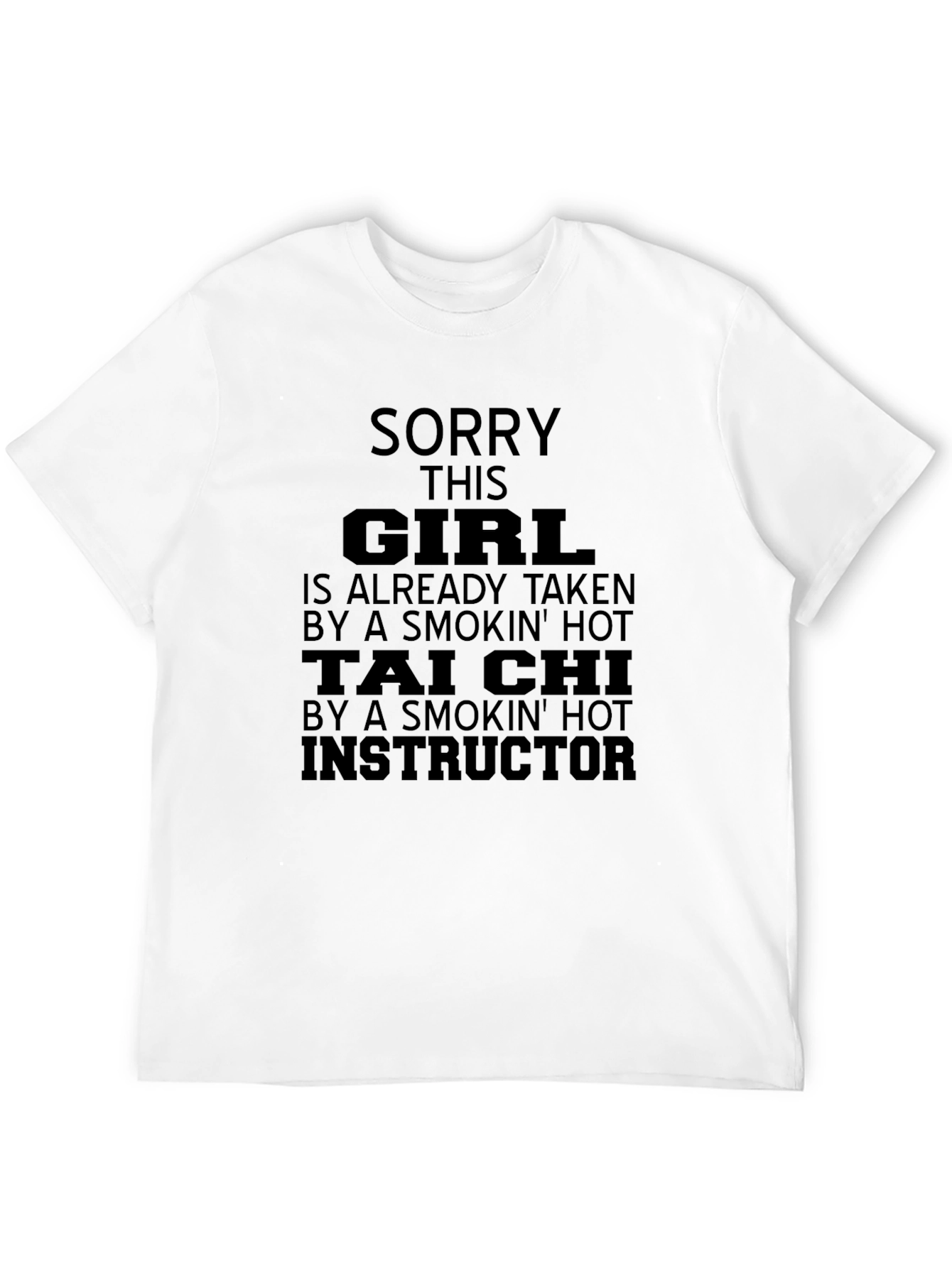 Black Smokin' Hot Tai Chi Instructor T-Shirt - Funny Graphic Tee view 12
