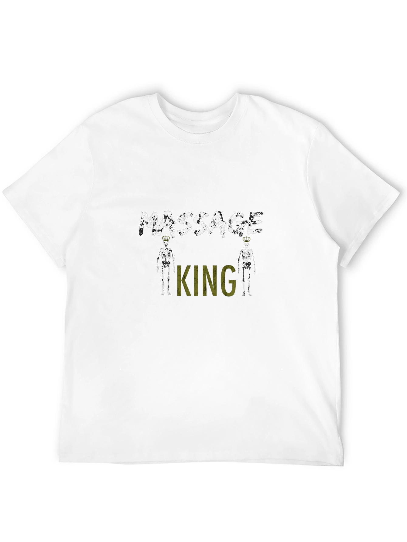 Black Massage King Black T-Shirt view 12