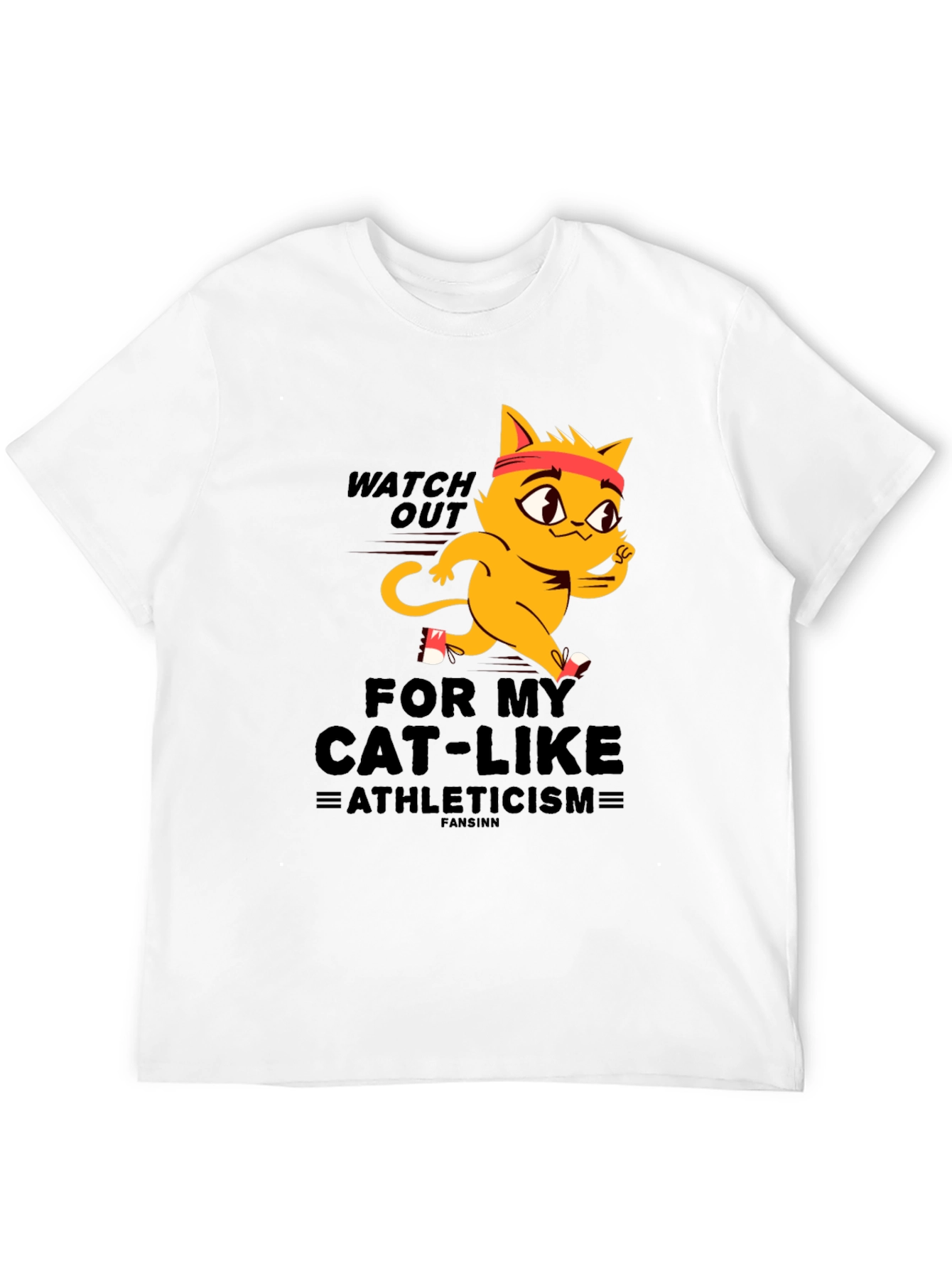 Black Cat-Like Athleticism T-Shirt view 12
