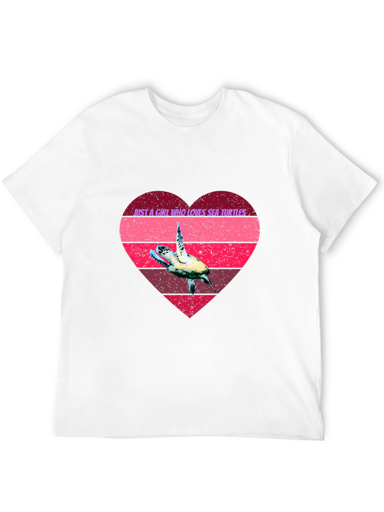Black Sea Turtle Lover Heart Graphic Tee view 12