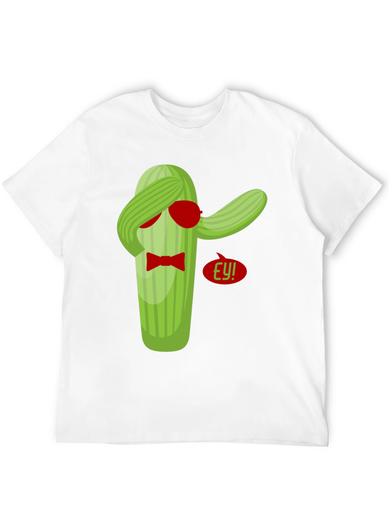 Black Dabbing Cactus T-Shirt - Funny Novelty Tee view 12