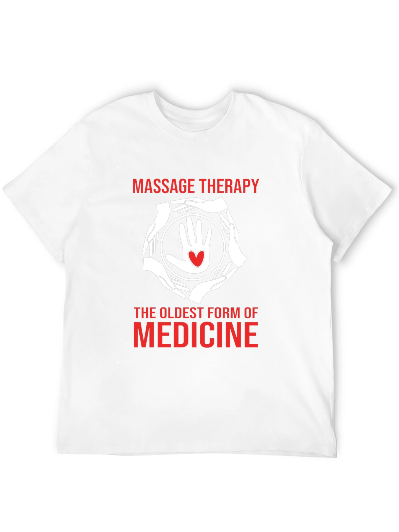 Black Massage Therapy T-Shirt: The Oldest Medicine view 12