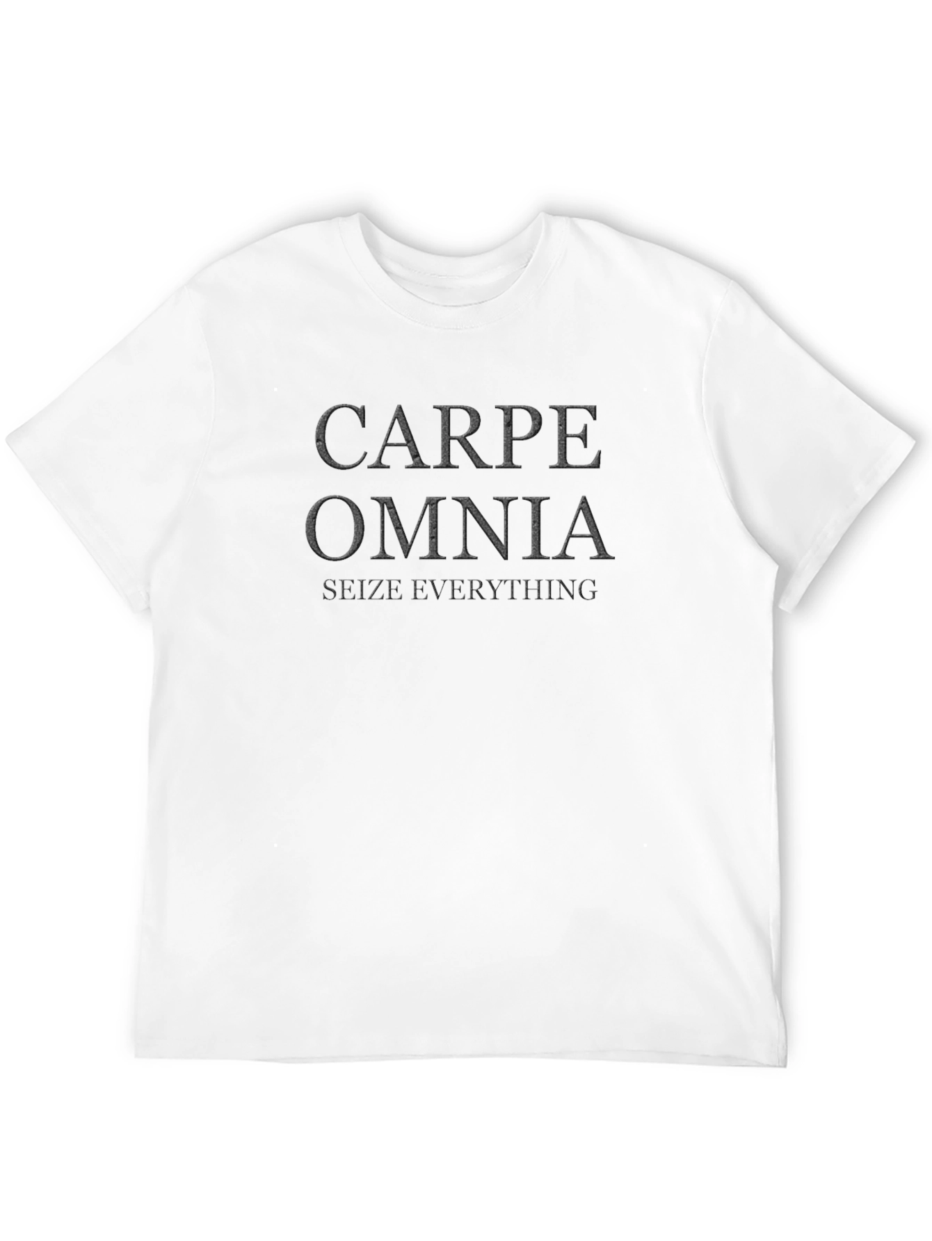 Black Carpe Omnia T-Shirt - Seize Everything view 12