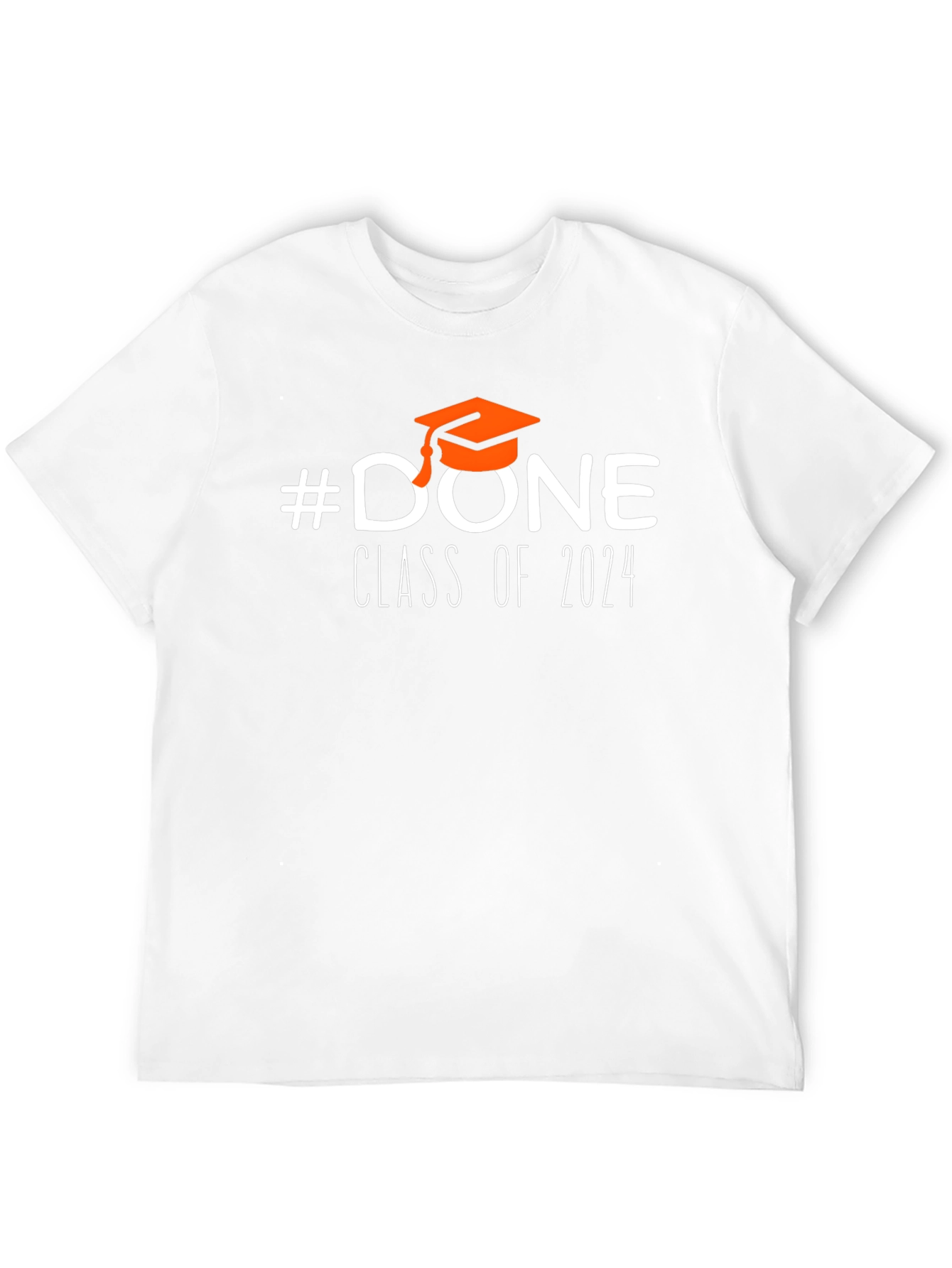 Black #DONE Class of 2024 Graduation T-Shirt view 12