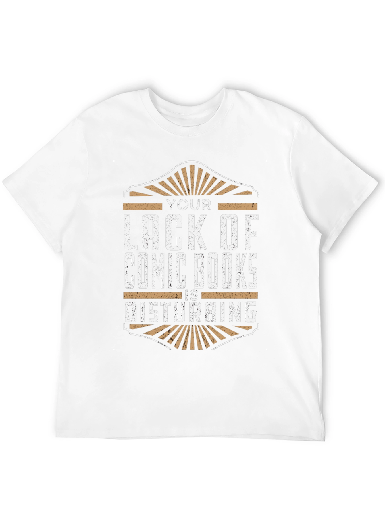 Black Comic Book Fan T-Shirt - Your Lack Is Disturbing! view 12