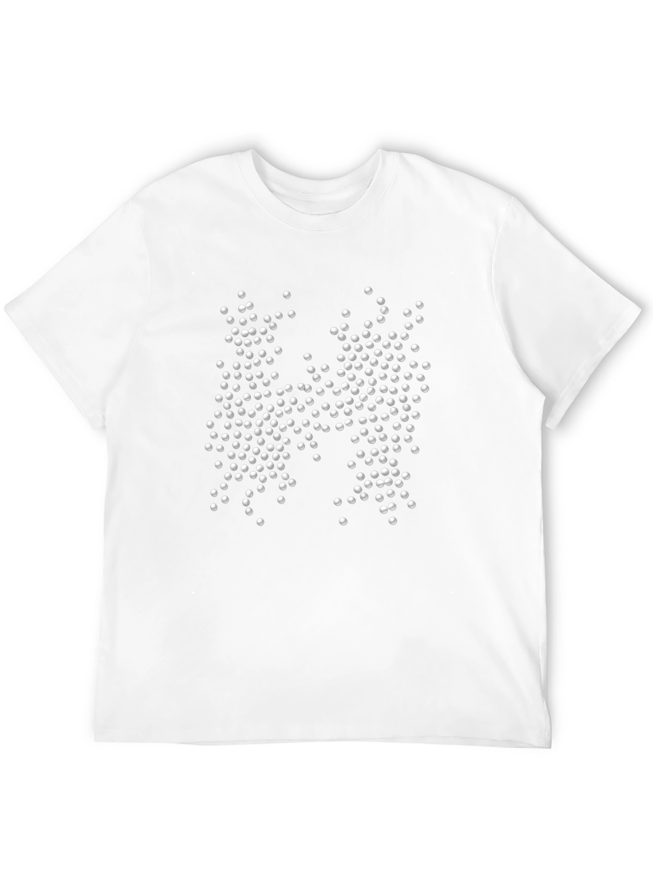 Black Abstract "H" Black T-Shirt view 12