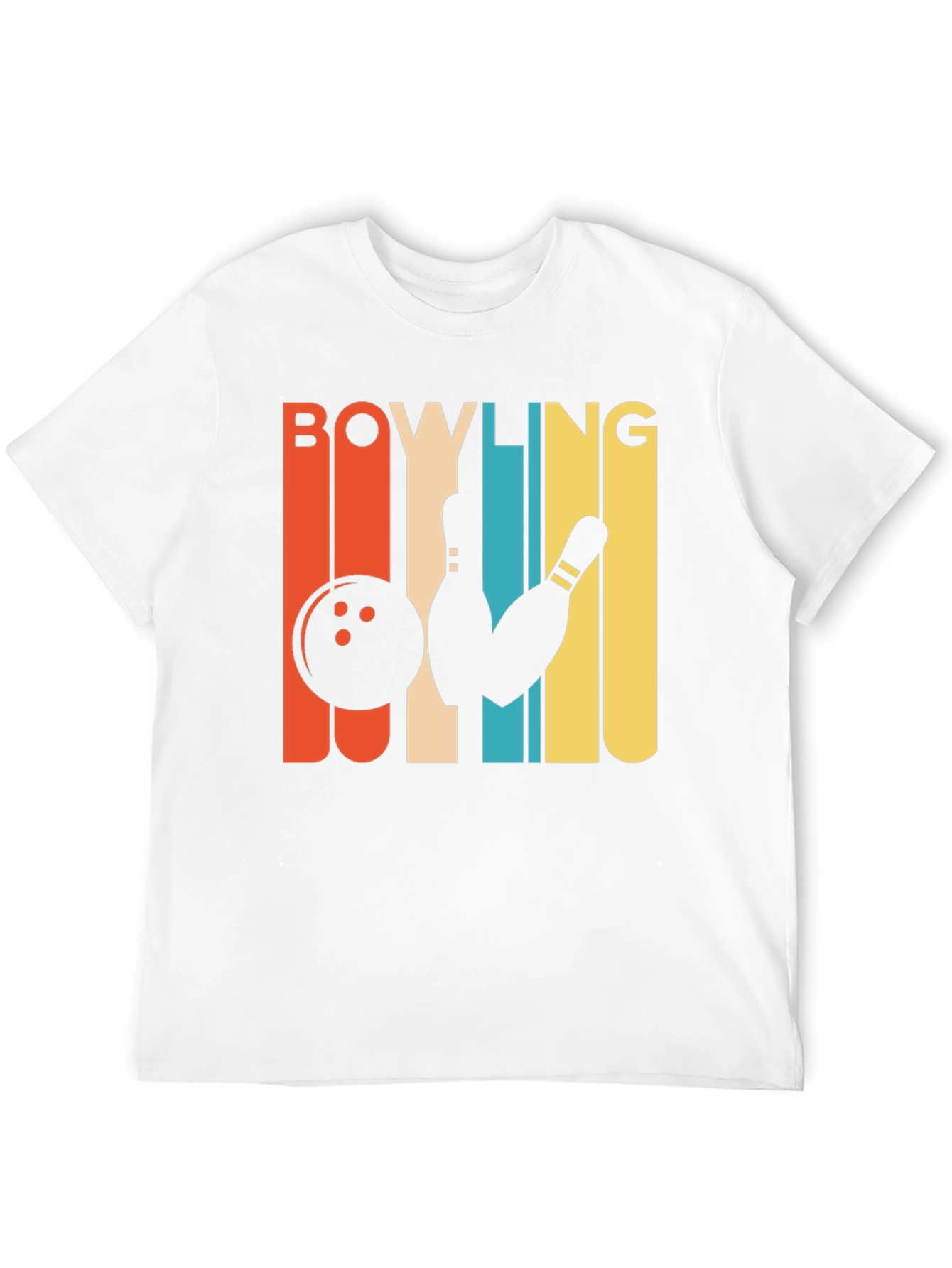 Black Retro Bowling T-Shirt - Vintage Style Graphic Tee view 12