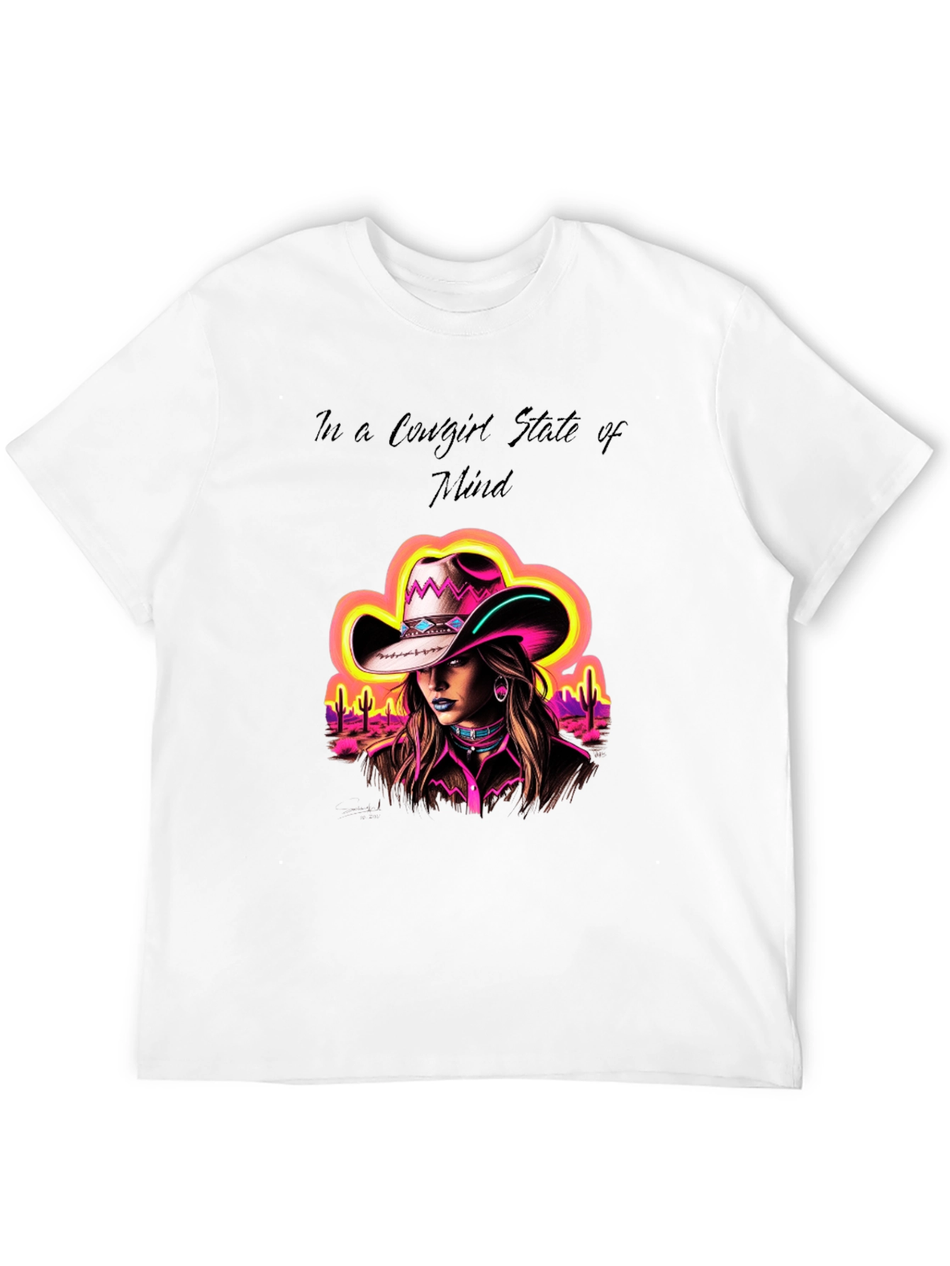 Cowgirl State of Mind Graphic Tee - 12