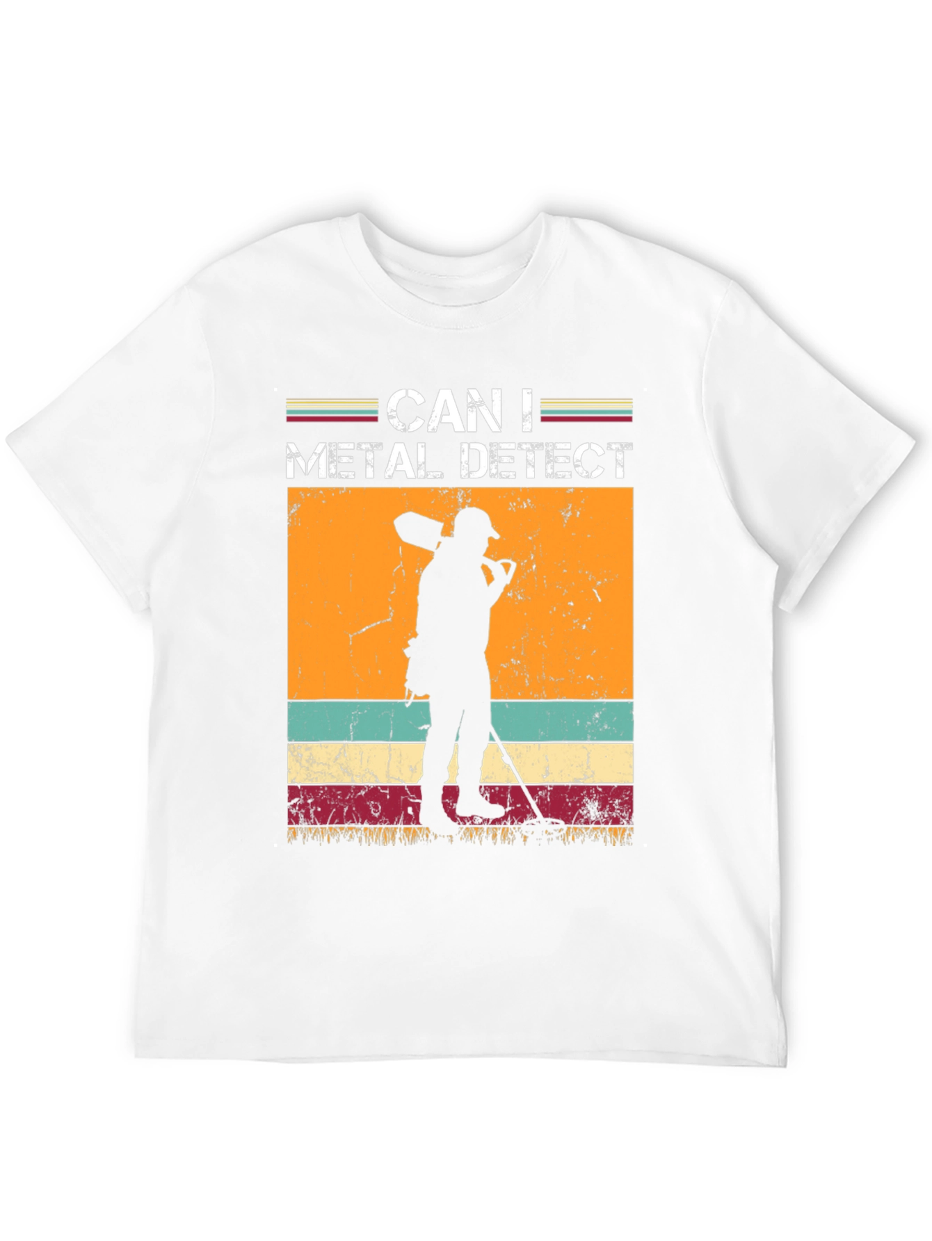 Black Can I Metal Detect T-Shirt - Hobby Tee view 12