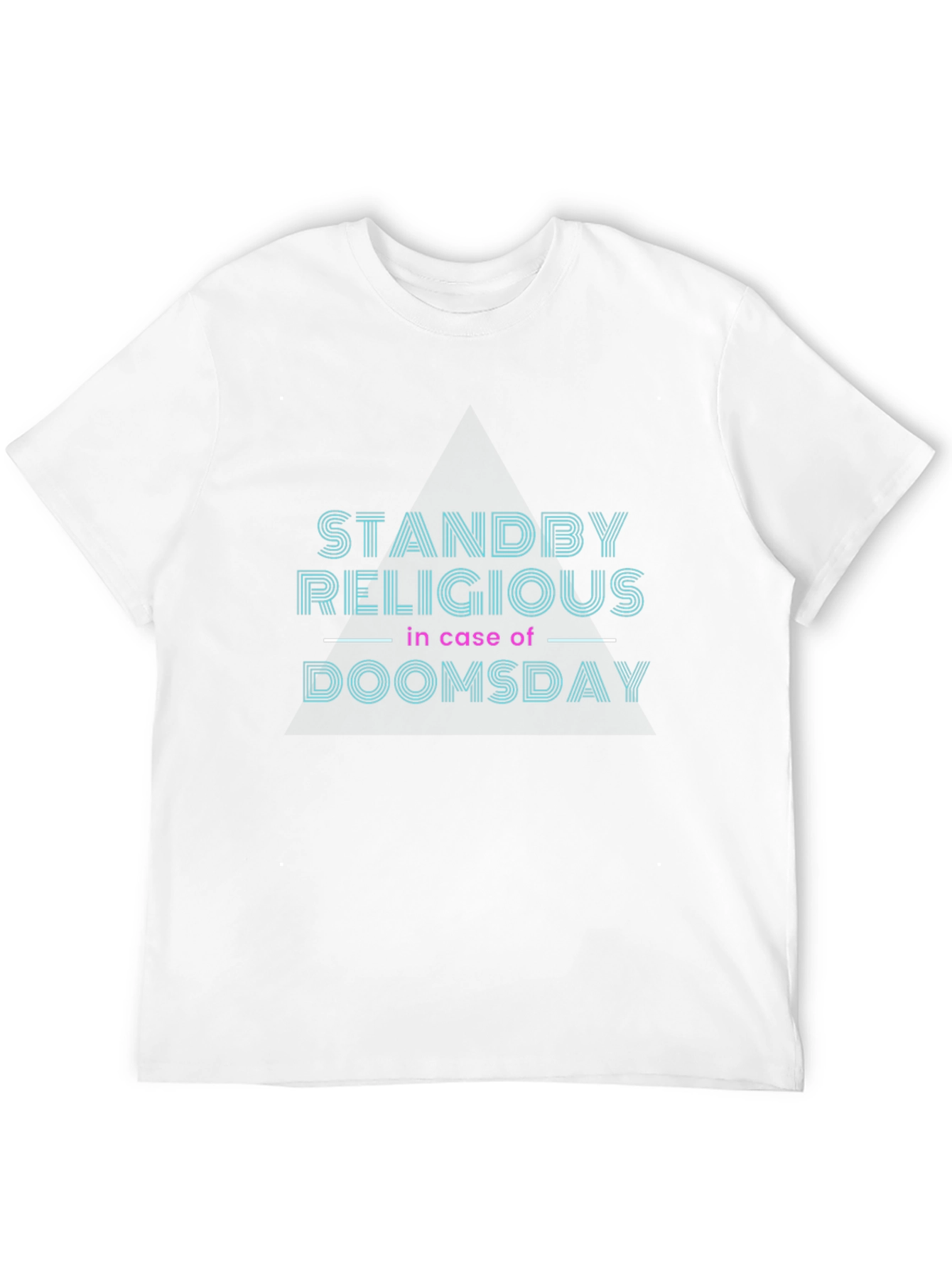 Black Standby Religious Doomsday T-Shirt view 12