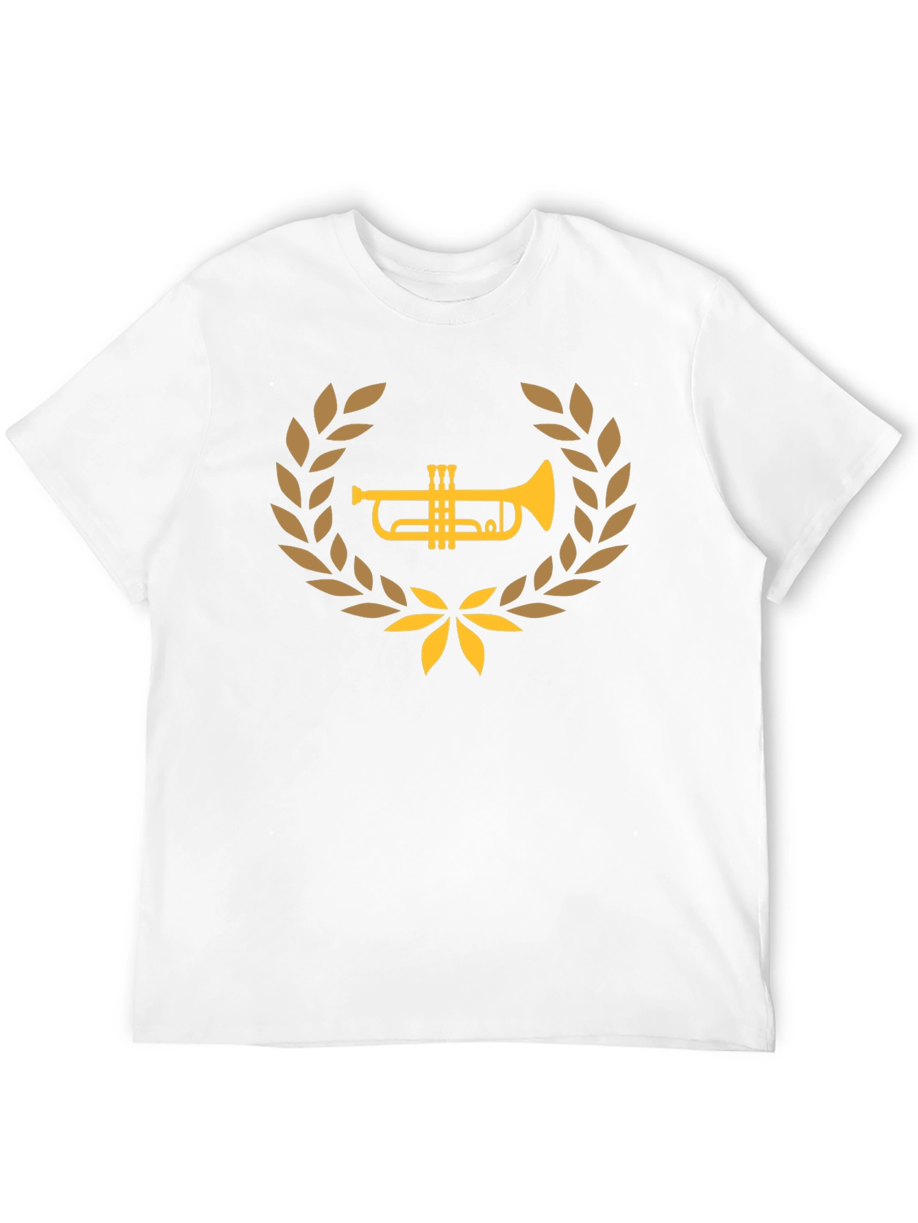 Black Trumpet Laurel Wreath Graphic Tee - Black view 12