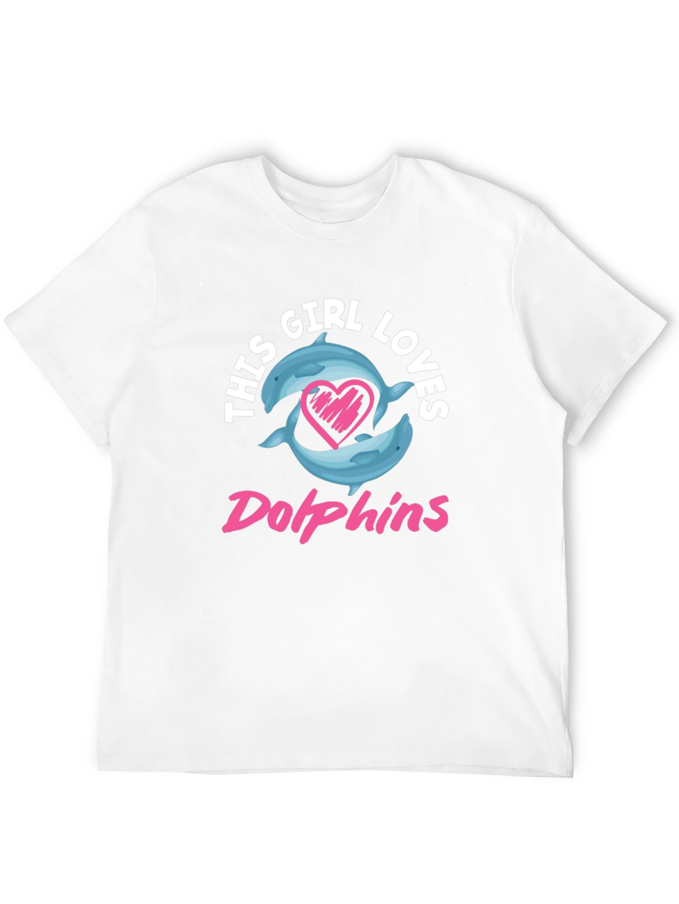 Black Girl Loves Dolphins T-Shirt - Graphic Tee view 12