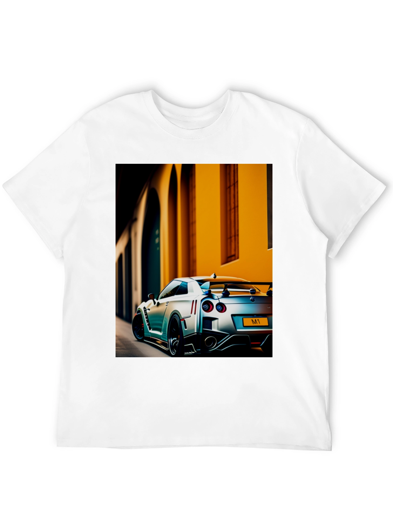 Black Sleek Black Car Enthusiast Graphic Tee view 12