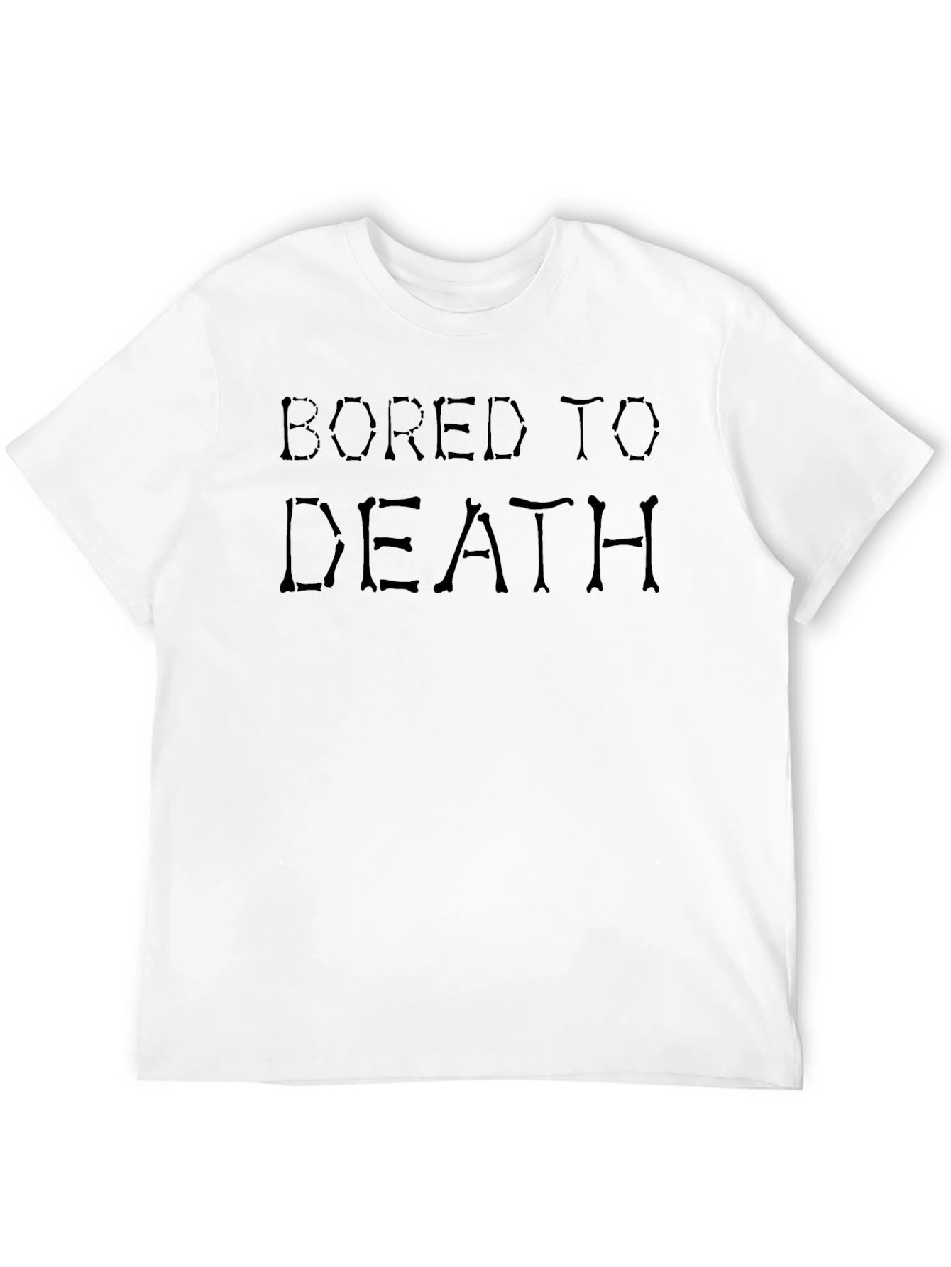 Black Bored to Death Graphic Tee - Black T-Shirt view 12