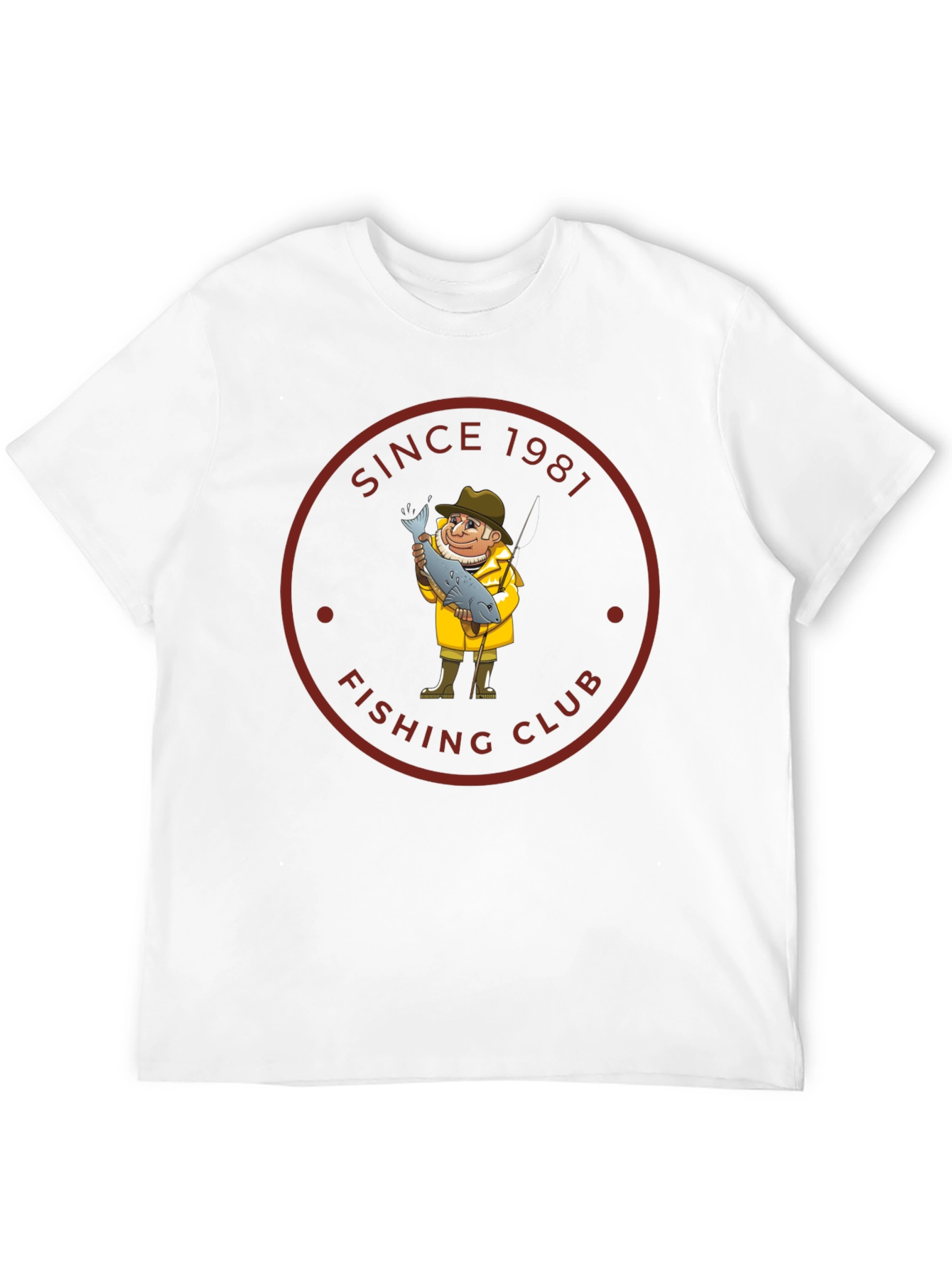 Black Fishing Club T-Shirt - Since 1987 - Novelty Tee view 12