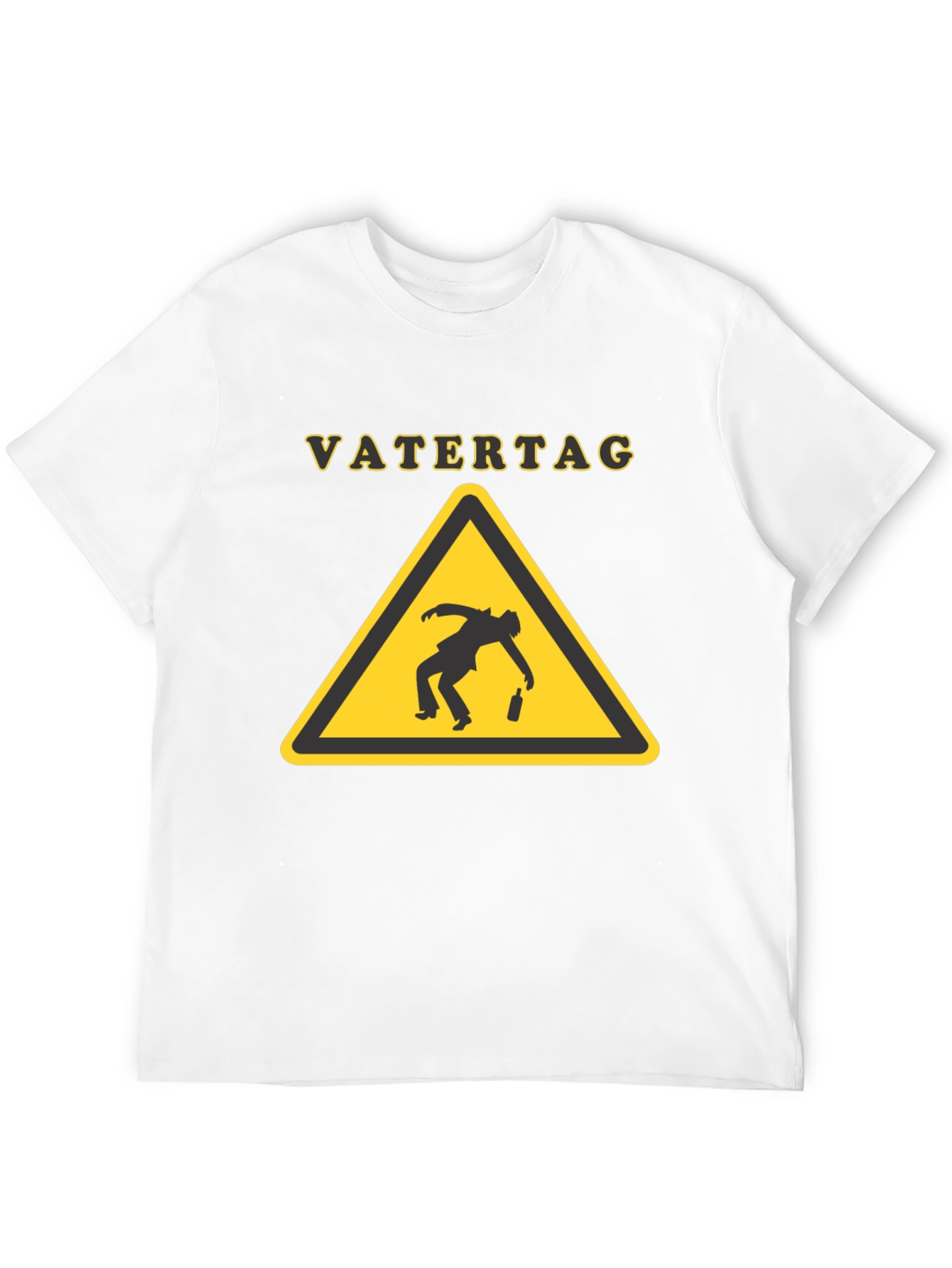 Black Vatertag Warning T-Shirt view 12