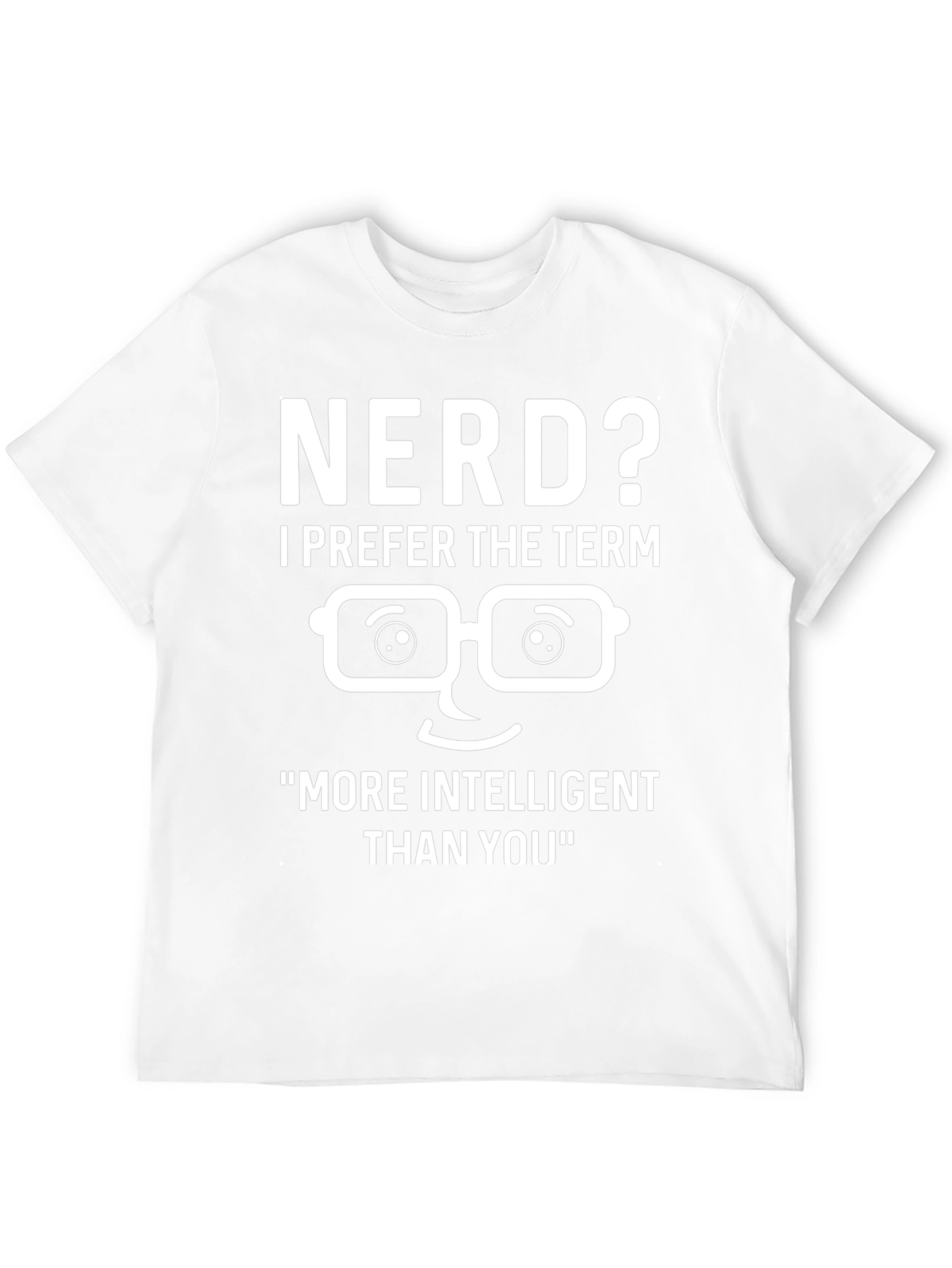 Black Nerd? Intelligent Graphic T-Shirt view 12
