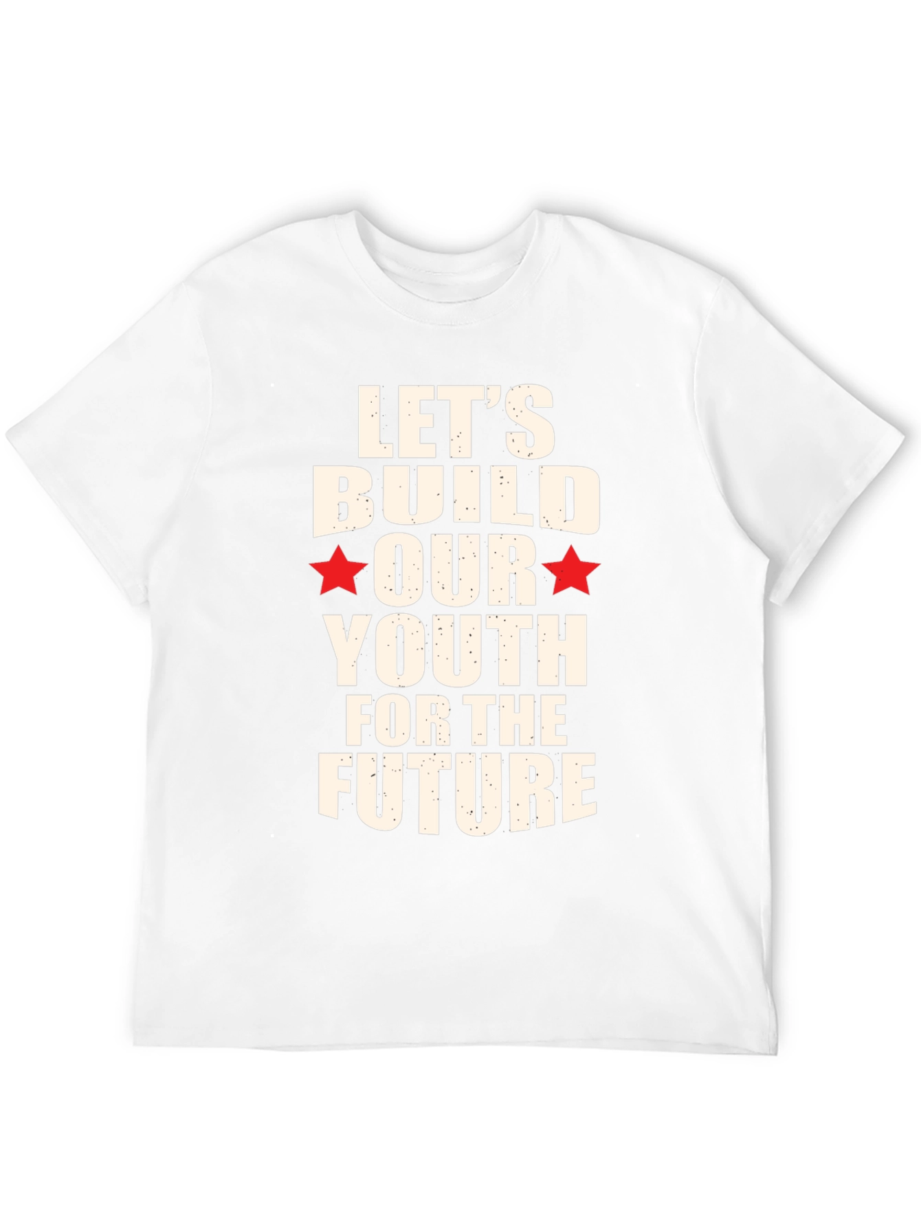 Black Build Our Youth T-Shirt - Positive Message Graphic Tee view 12
