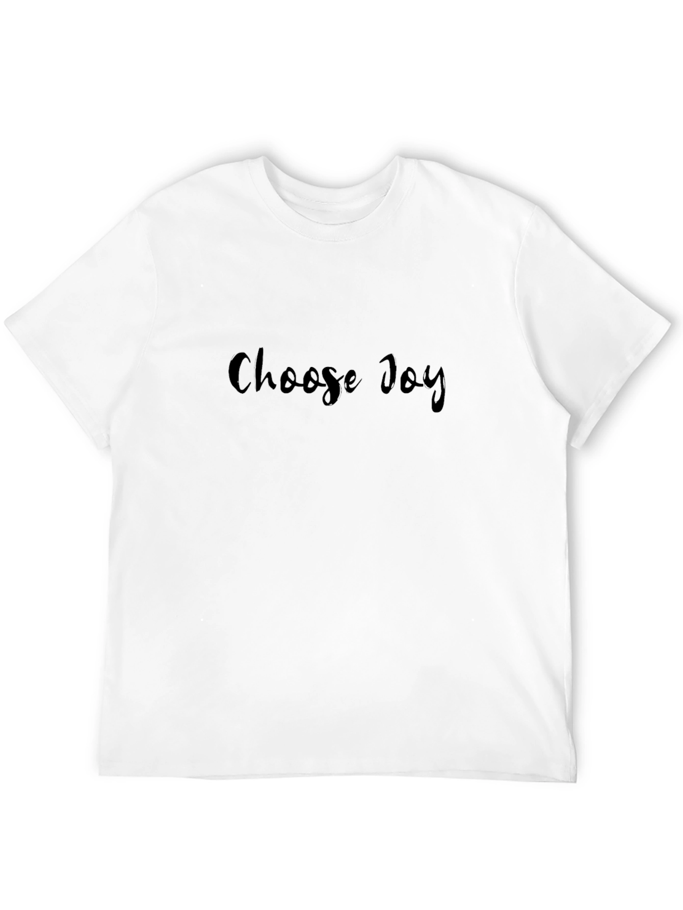Black Choose Joy Black T-Shirt - Inspiring Design view 12