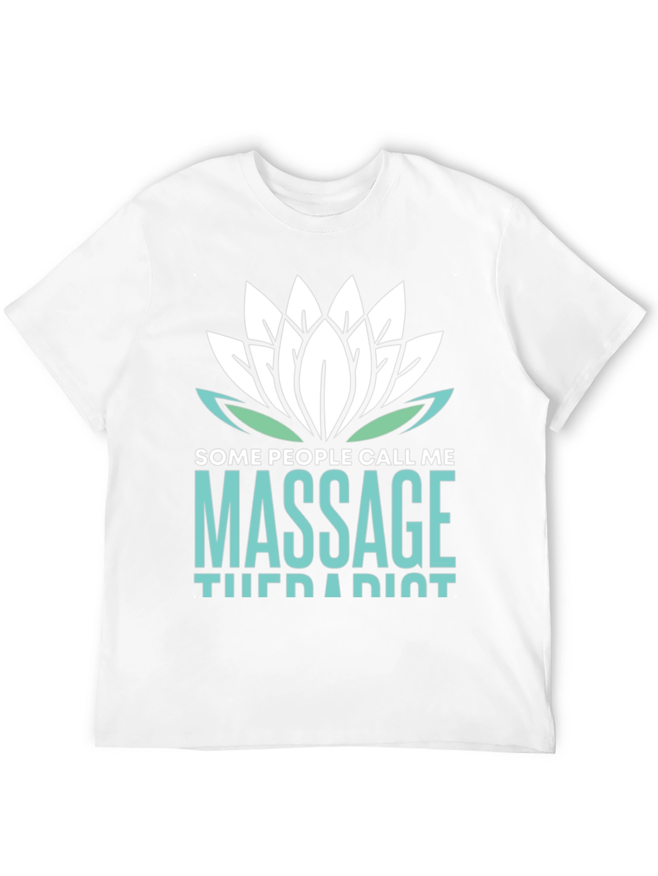 Black Massage Therapist Funny T-Shirt view 12