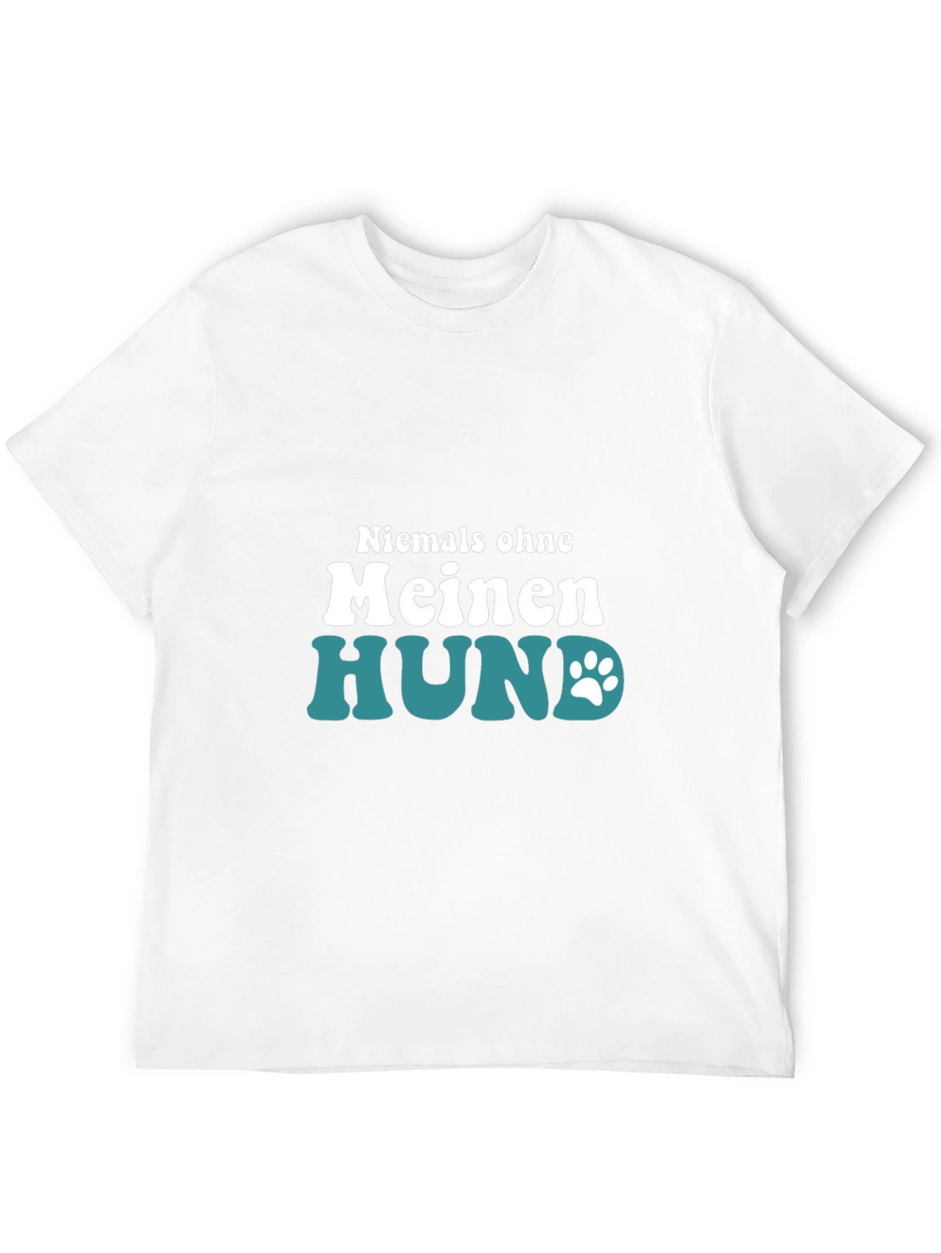 Black Niemals Ohne Meinen Hund T-Shirt - Dog Lover Tee view 12