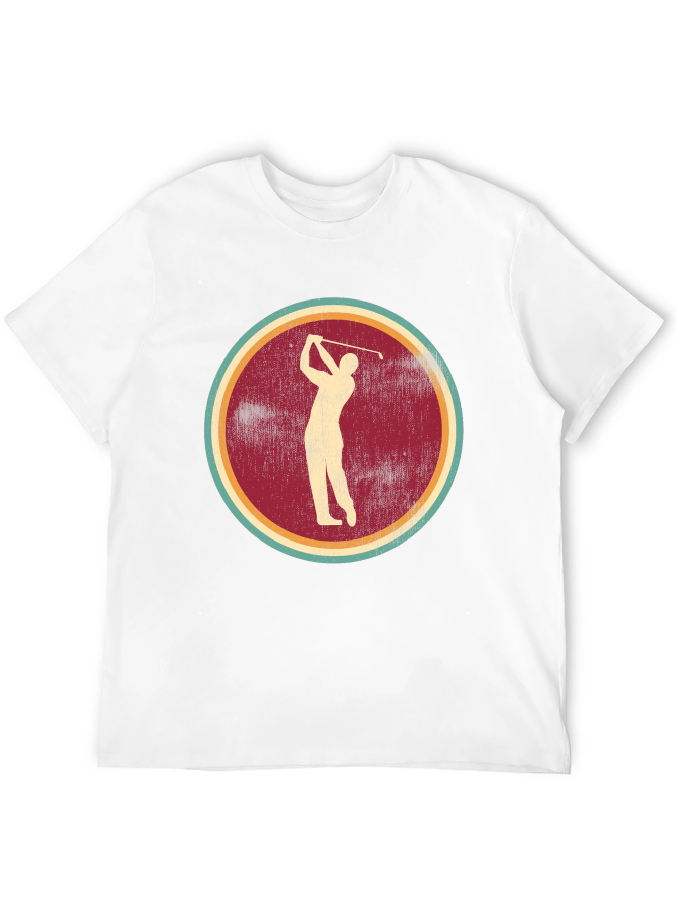 Black Vintage Golf Tee - Retro Golfer Graphic T-Shirt view 12