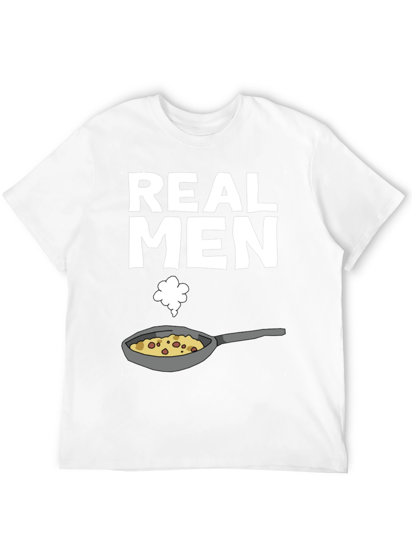 Black Real Men Cook T-Shirt - Funny Culinary Graphic Tee view 12