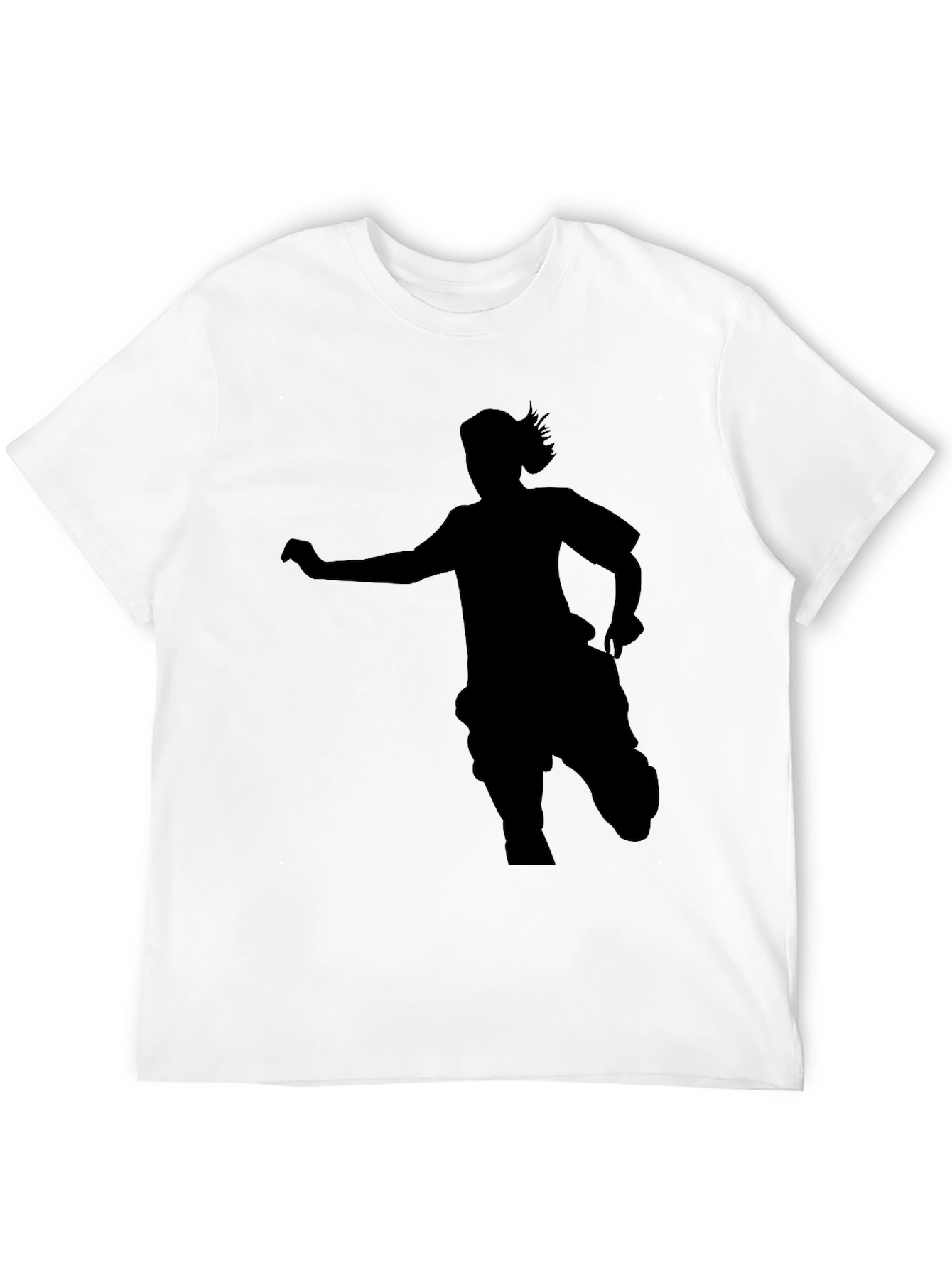 Black Silhouette Figure Black T-Shirt view 12