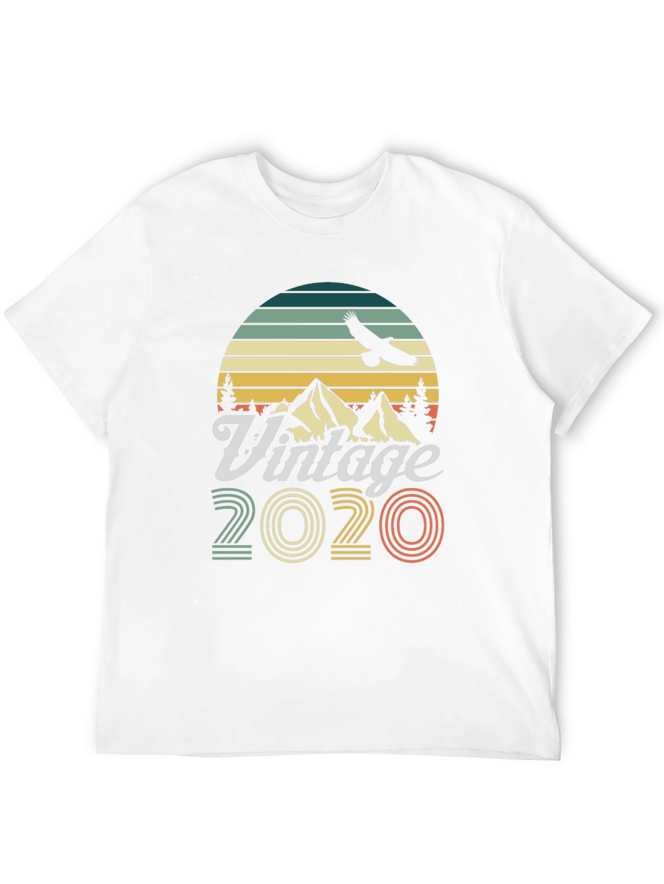 Black Vintage 2020 Graphic T-Shirt view 12