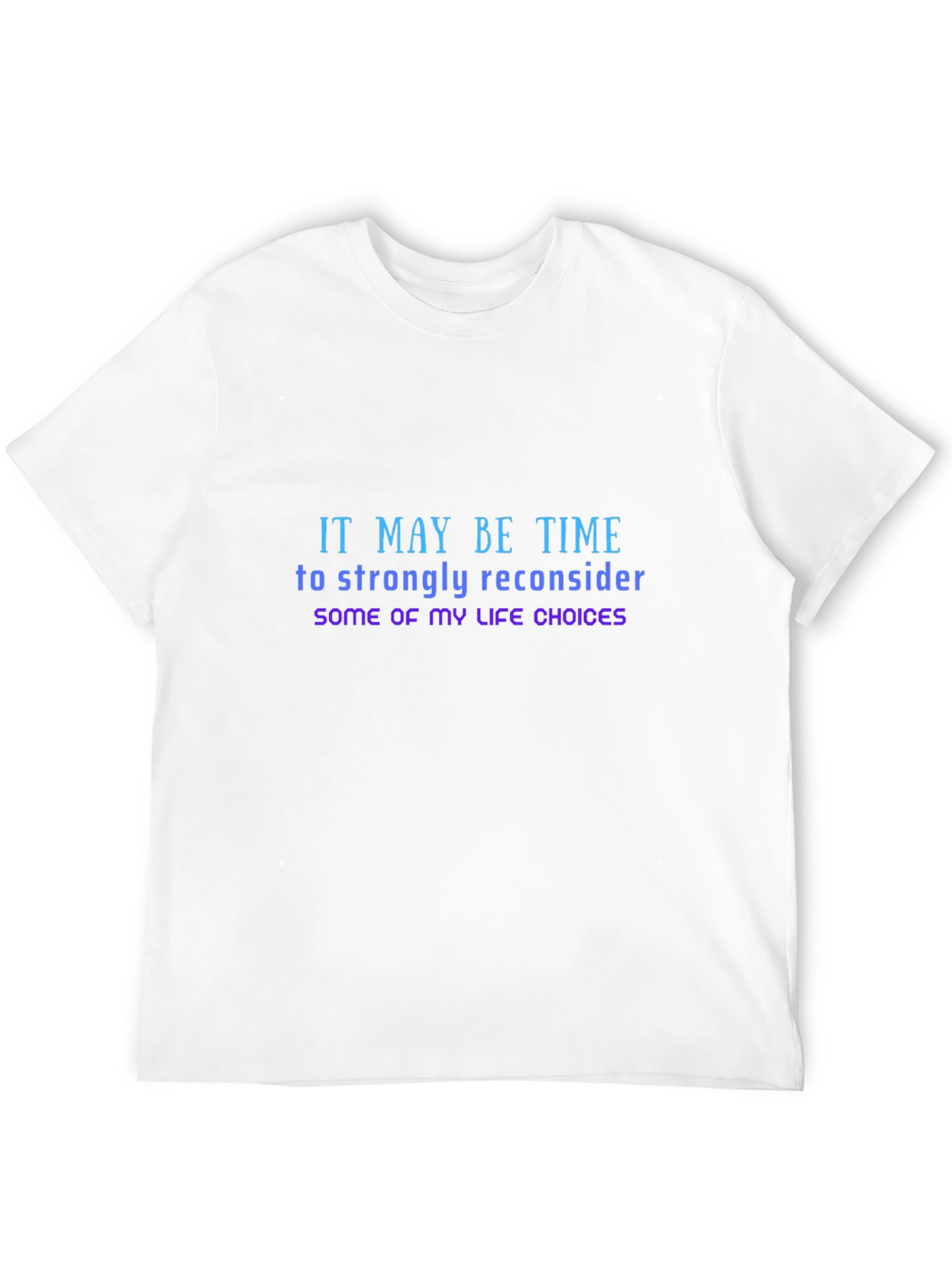 Black Reconsider Life Choices Tee view 12