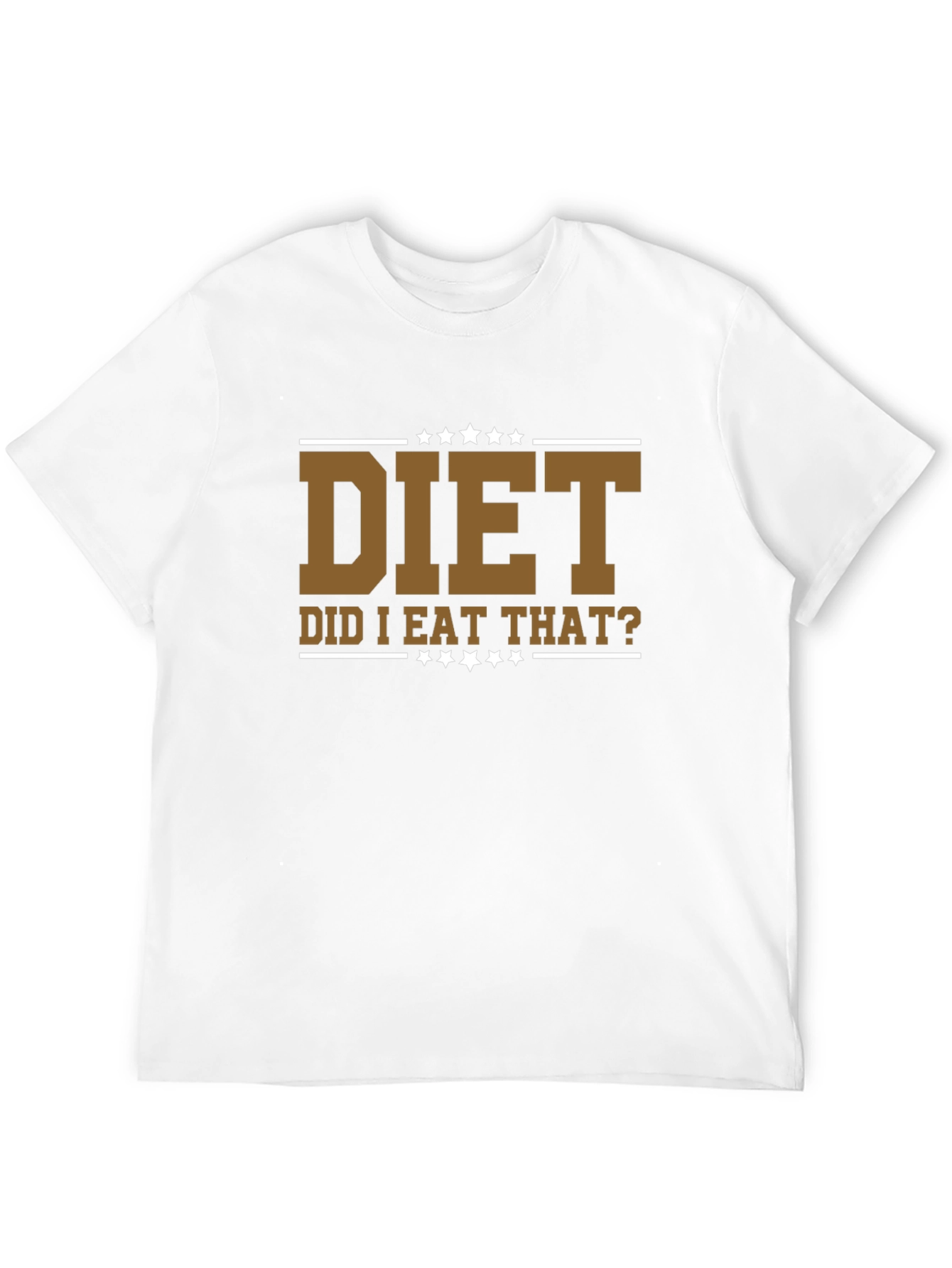 Black Diet - Did I Eat That? Funny Graphic T-Shirt view 12