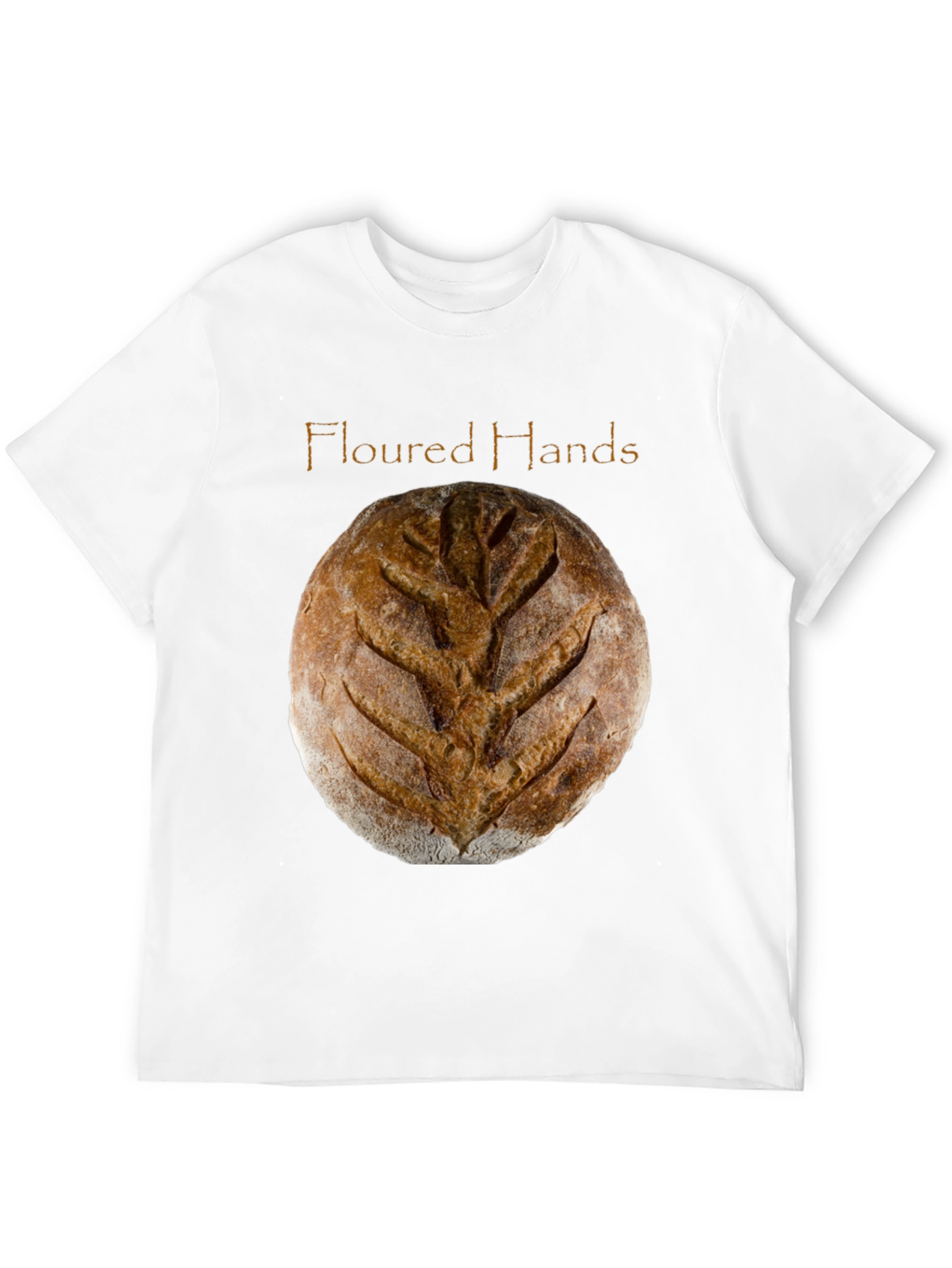 Black Floured Hands Bread T-Shirt view 12