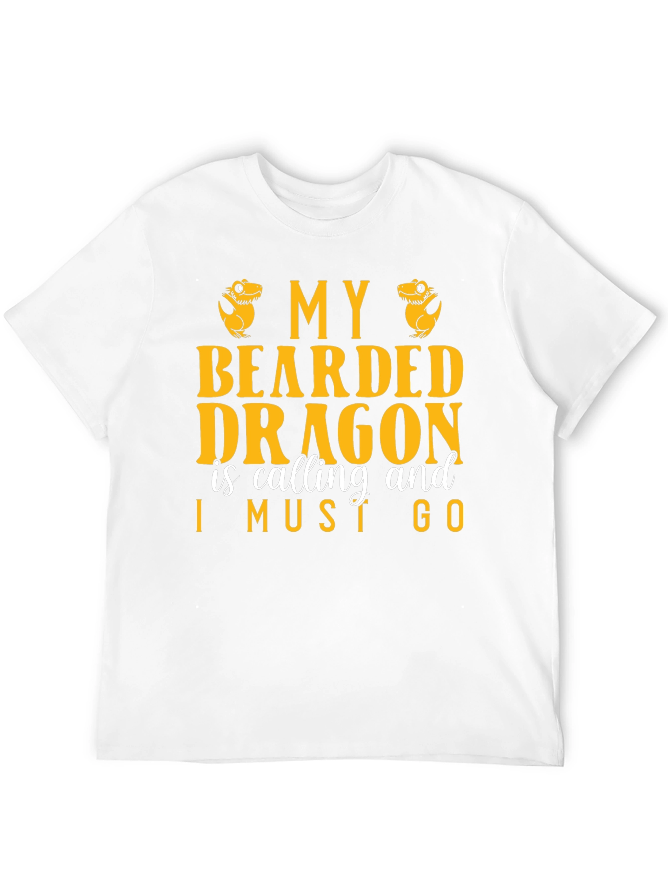 Black Bearded Dragon Calling Graphic Tee, Pet Lover T-Shirt view 12