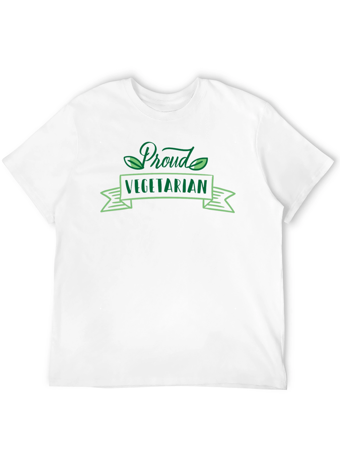 Black Proud Vegetarian Graphic T-Shirt view 12