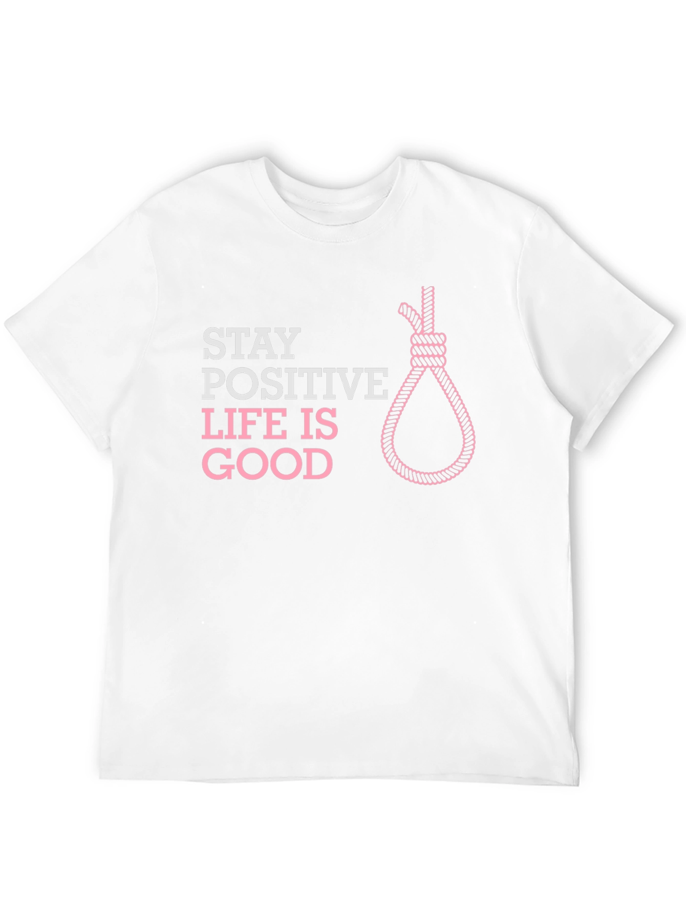 Black Stay Positive Graphic Tee - Life is Good! view 12