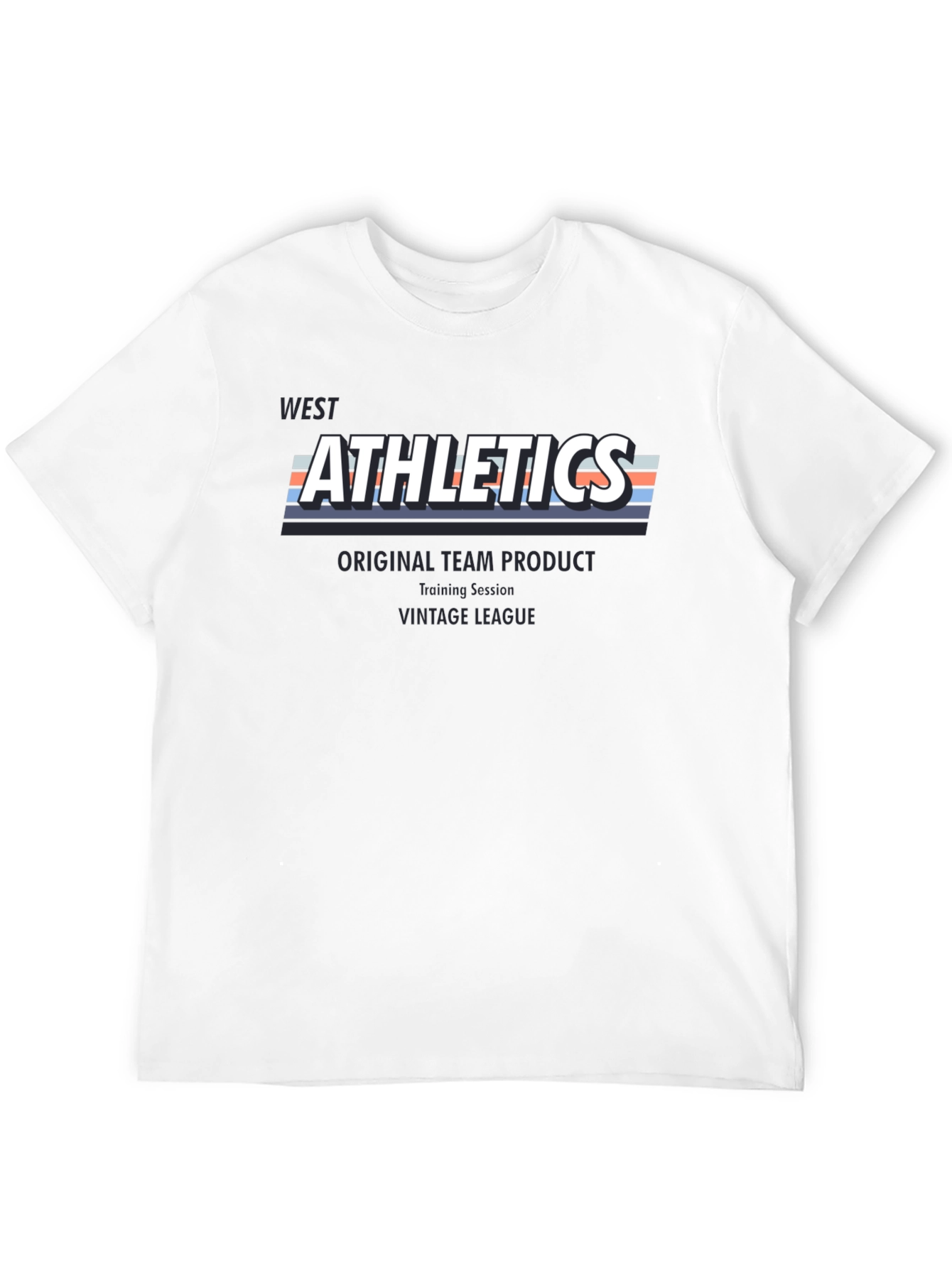 Black West Athletics Graphic Tee - Vintage League Style view 12
