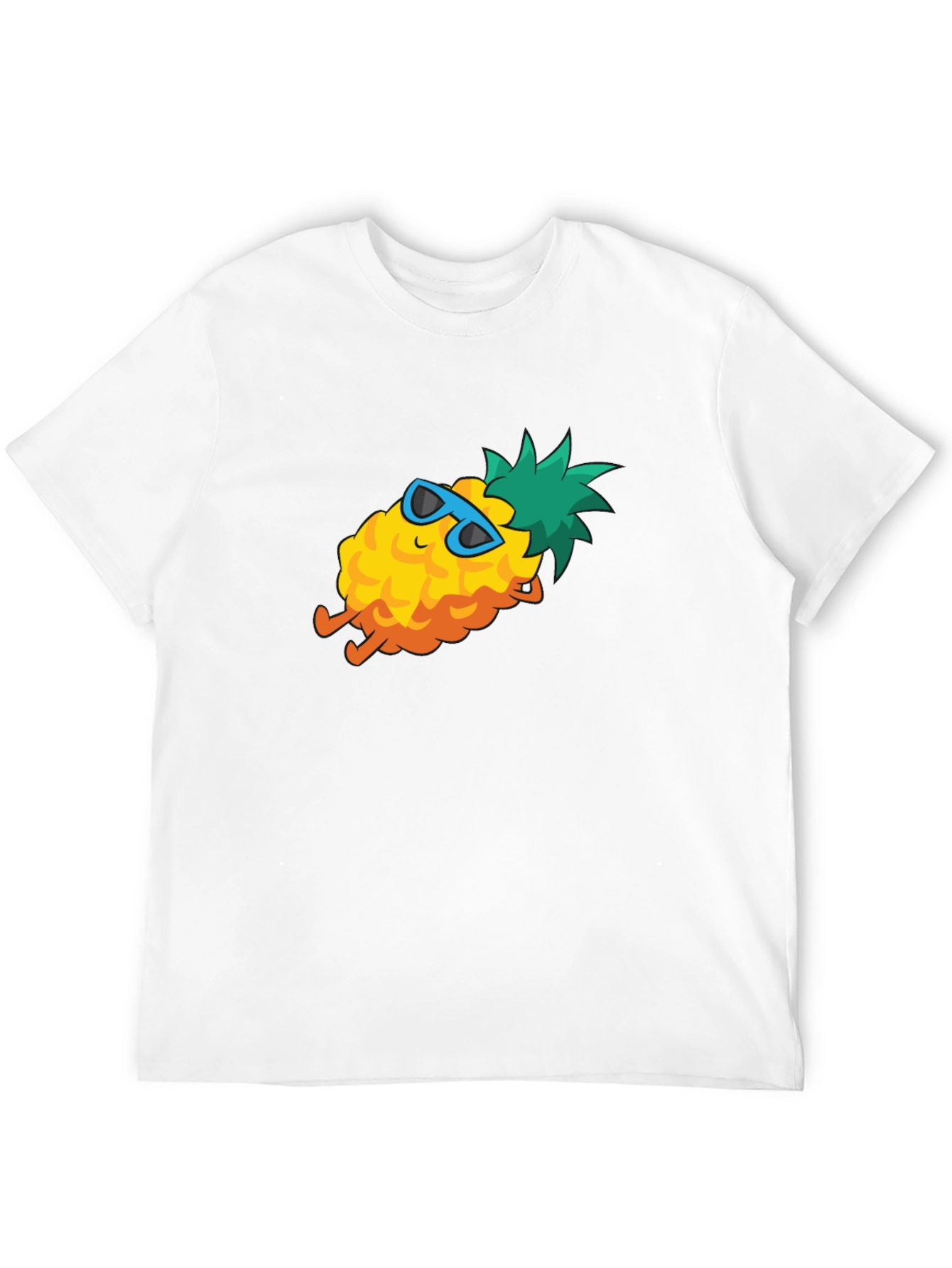 Black Cool Pineapple T-Shirt - Summer Vibes view 12