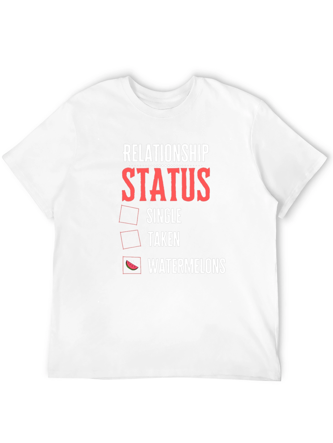 Black Relationship Status: Watermelons T-Shirt view 12