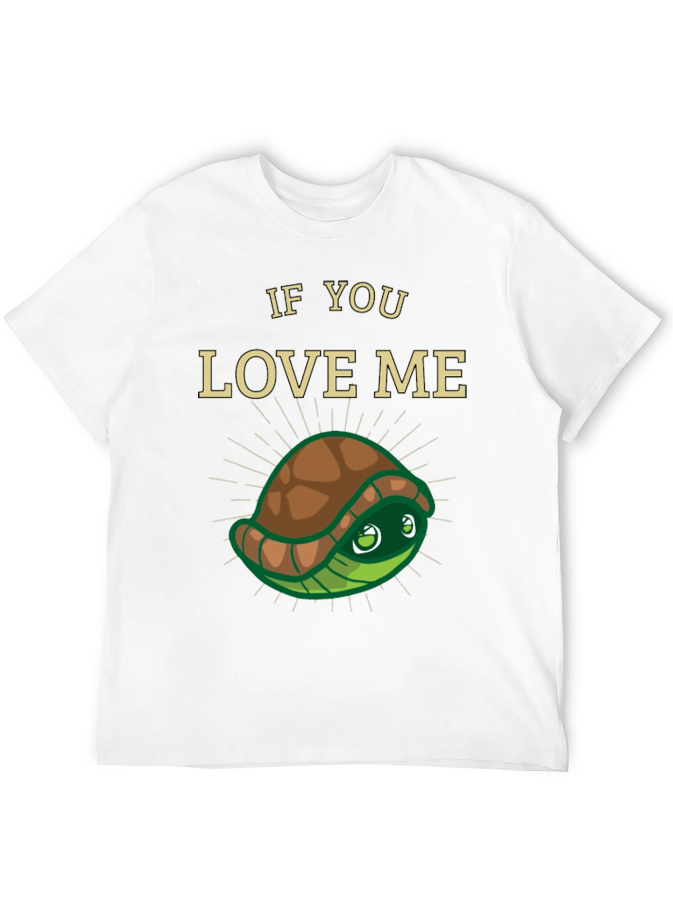Black If You Love Me Turtle T-Shirt view 12