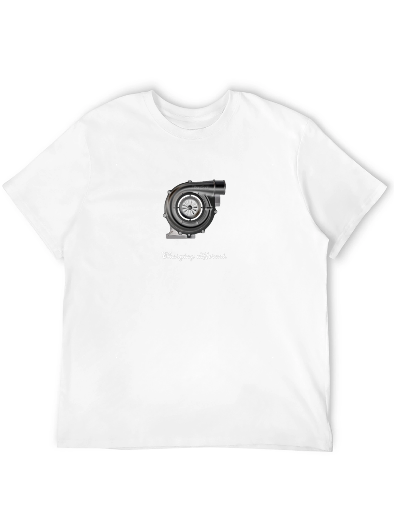 Black Charging Different Turbo T-Shirt - Black view 12
