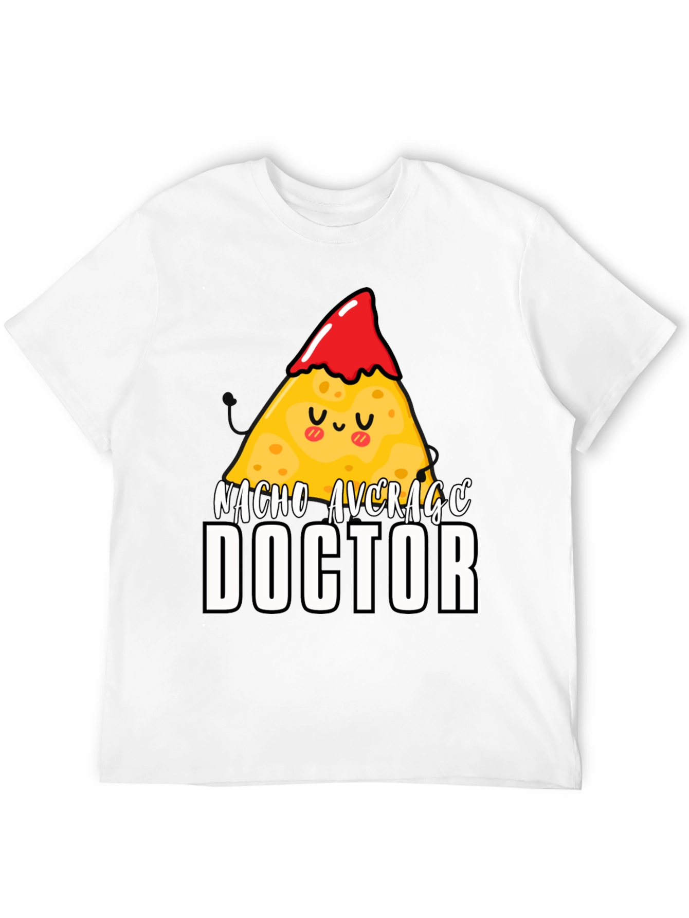 Black Nacho Average Doctor Graphic T-Shirt Funny Tee view 12