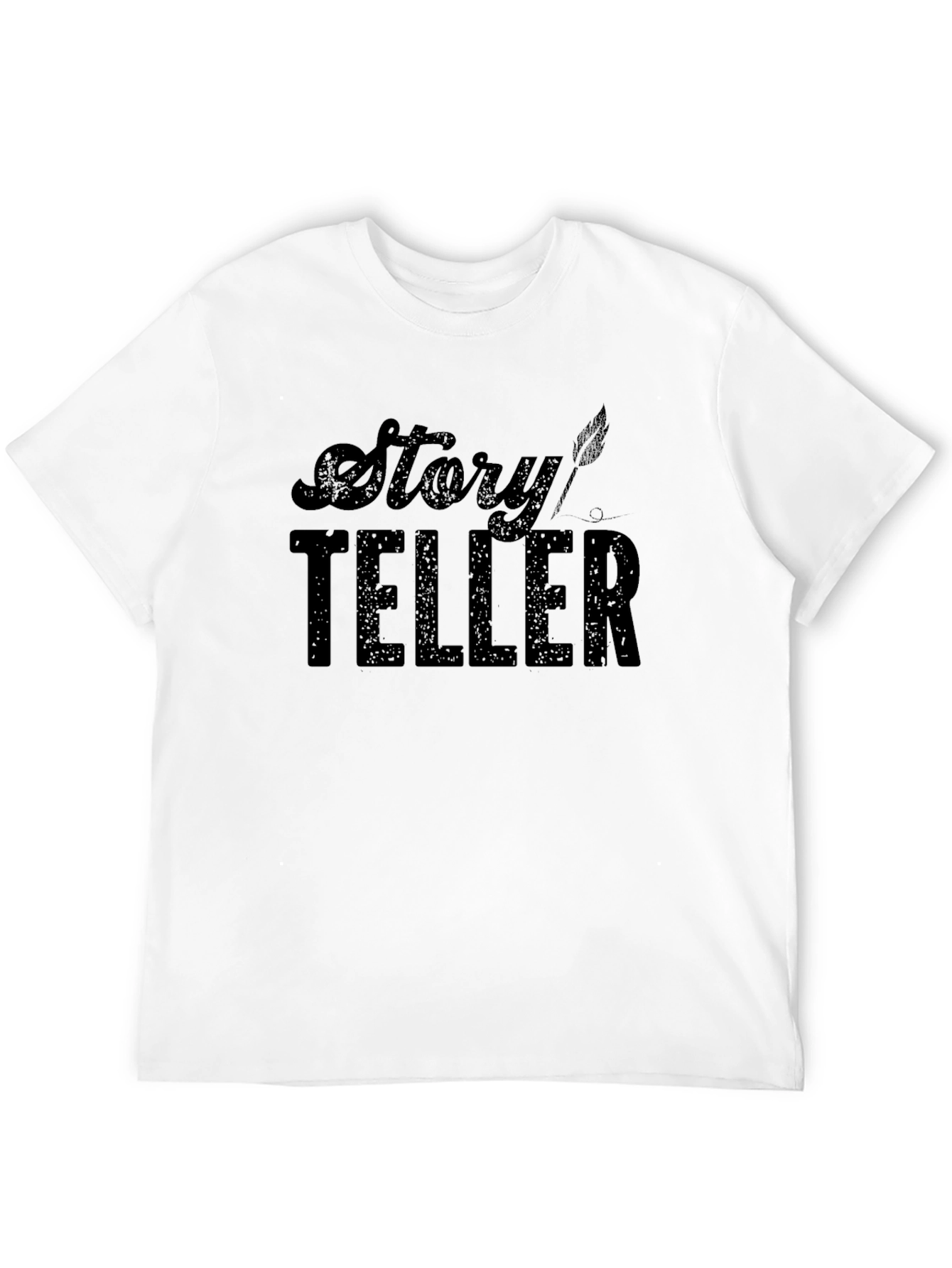 Black Story Teller Graphic Tee - Black T-Shirt view 12