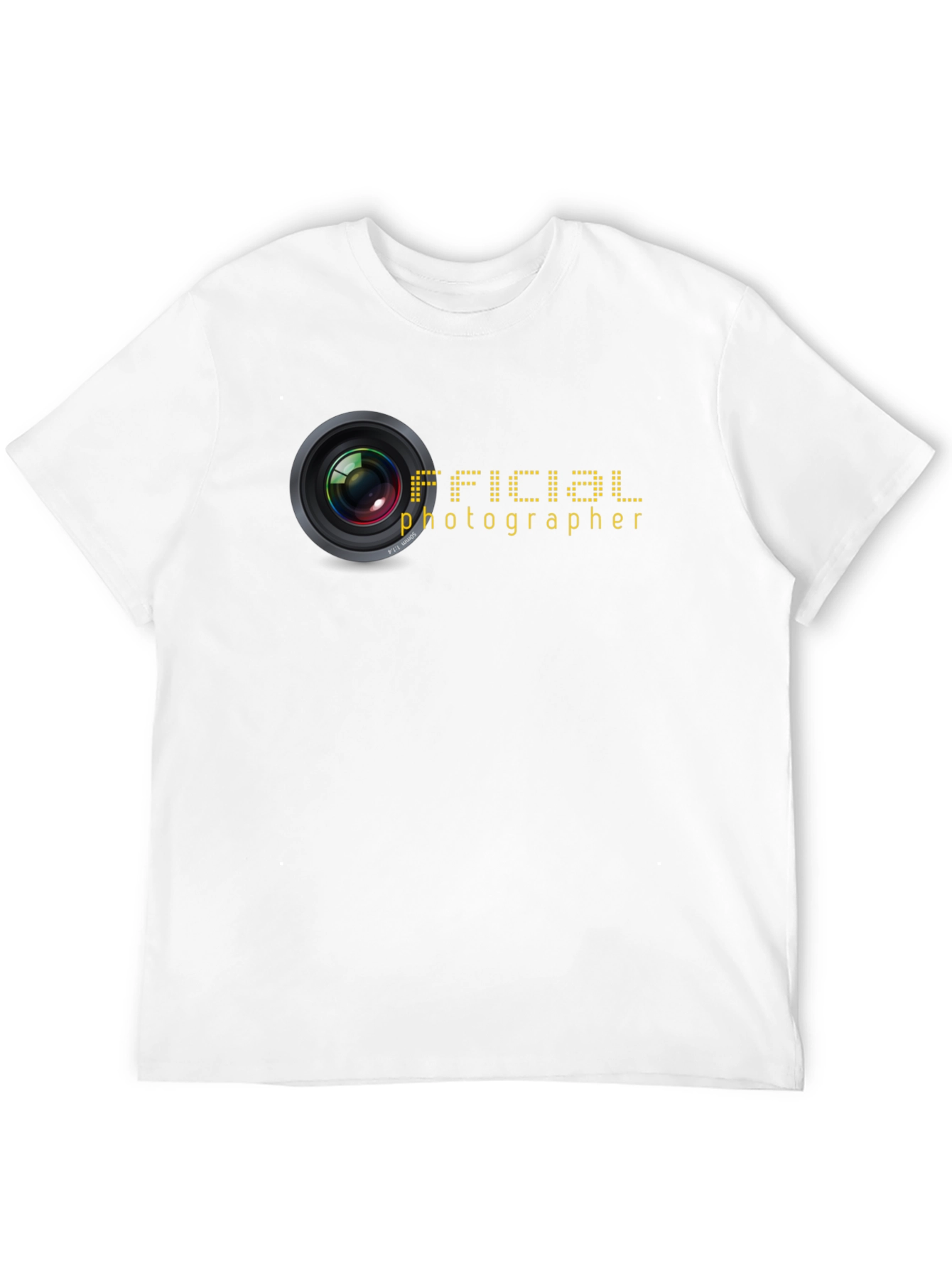 Black Official Photographer Graphic Black T-Shirt view 12