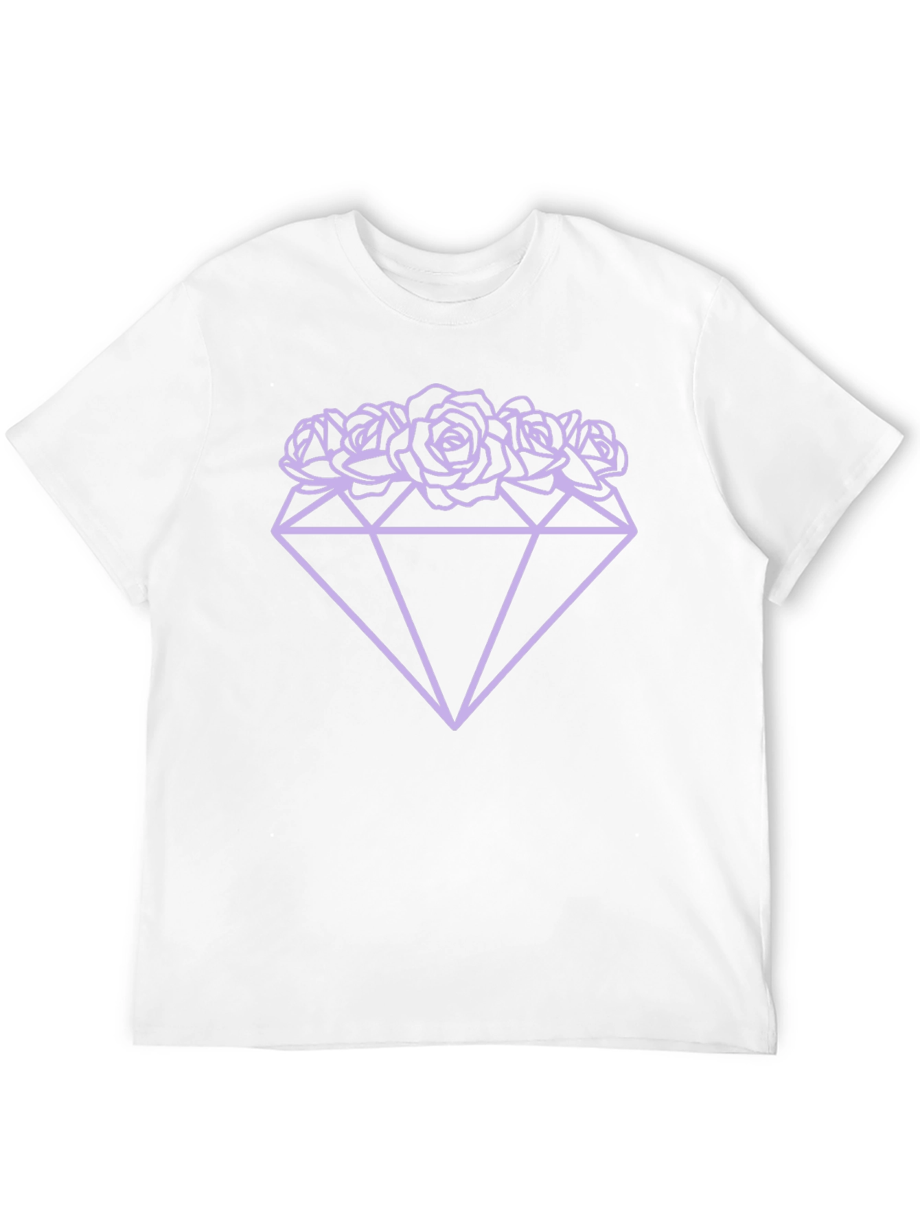Black Diamond Roses Black T-Shirt view 12