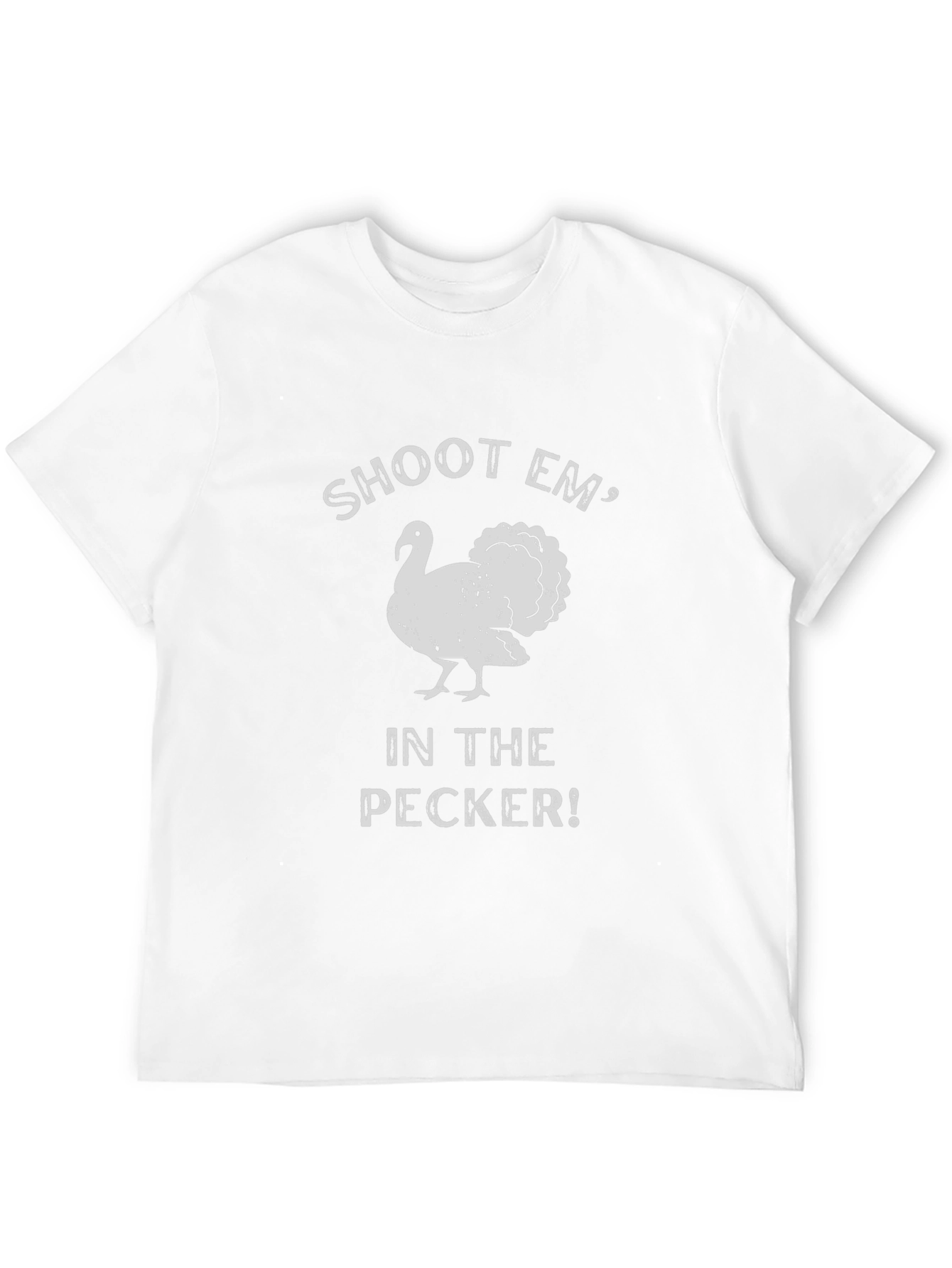 Black Shoot Em' Turkey Humor Graphic Tee view 12