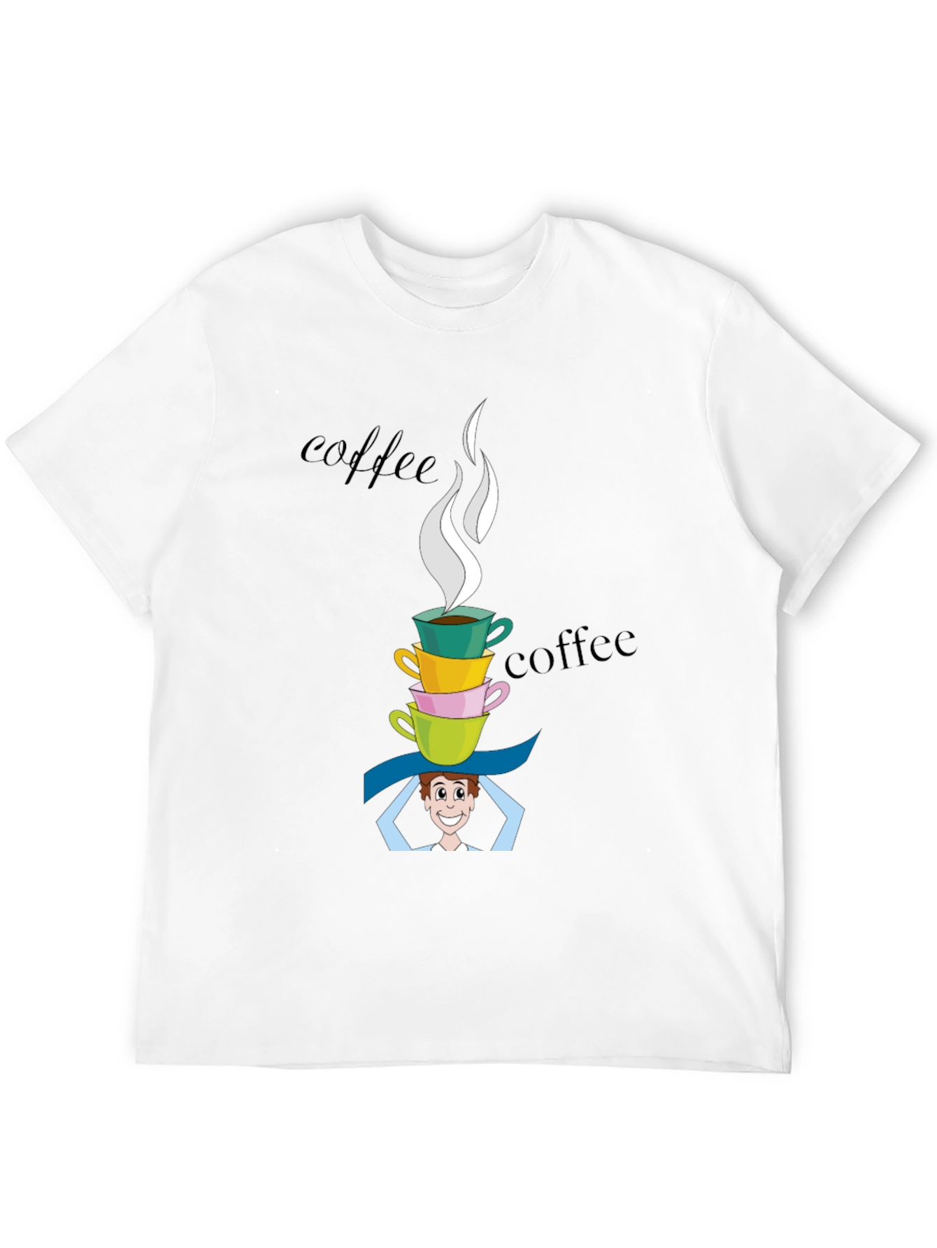 Black Coffee Stack Programmer T-Shirt view 12