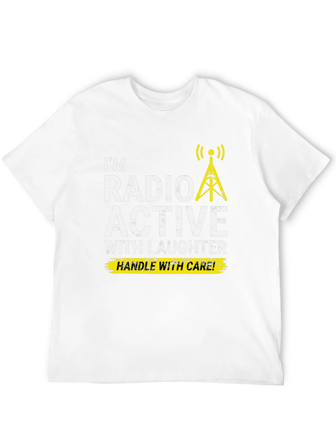 Black Radioactive Laughter T-Shirt - Handle with Care! view 12