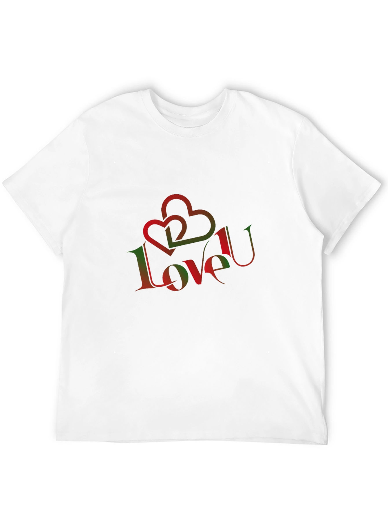 Black Love U Graphic Tee - Stylish Black T-Shirt view 12